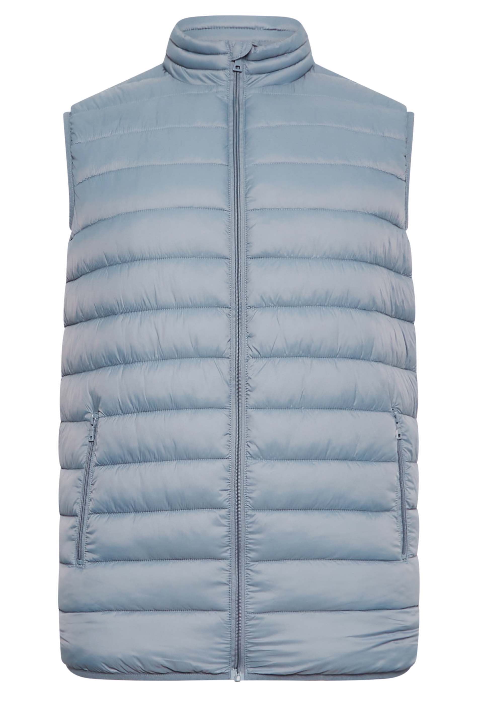 BadRhino Big & Tall Light Blue Puffer Gilet | BadRhino 4