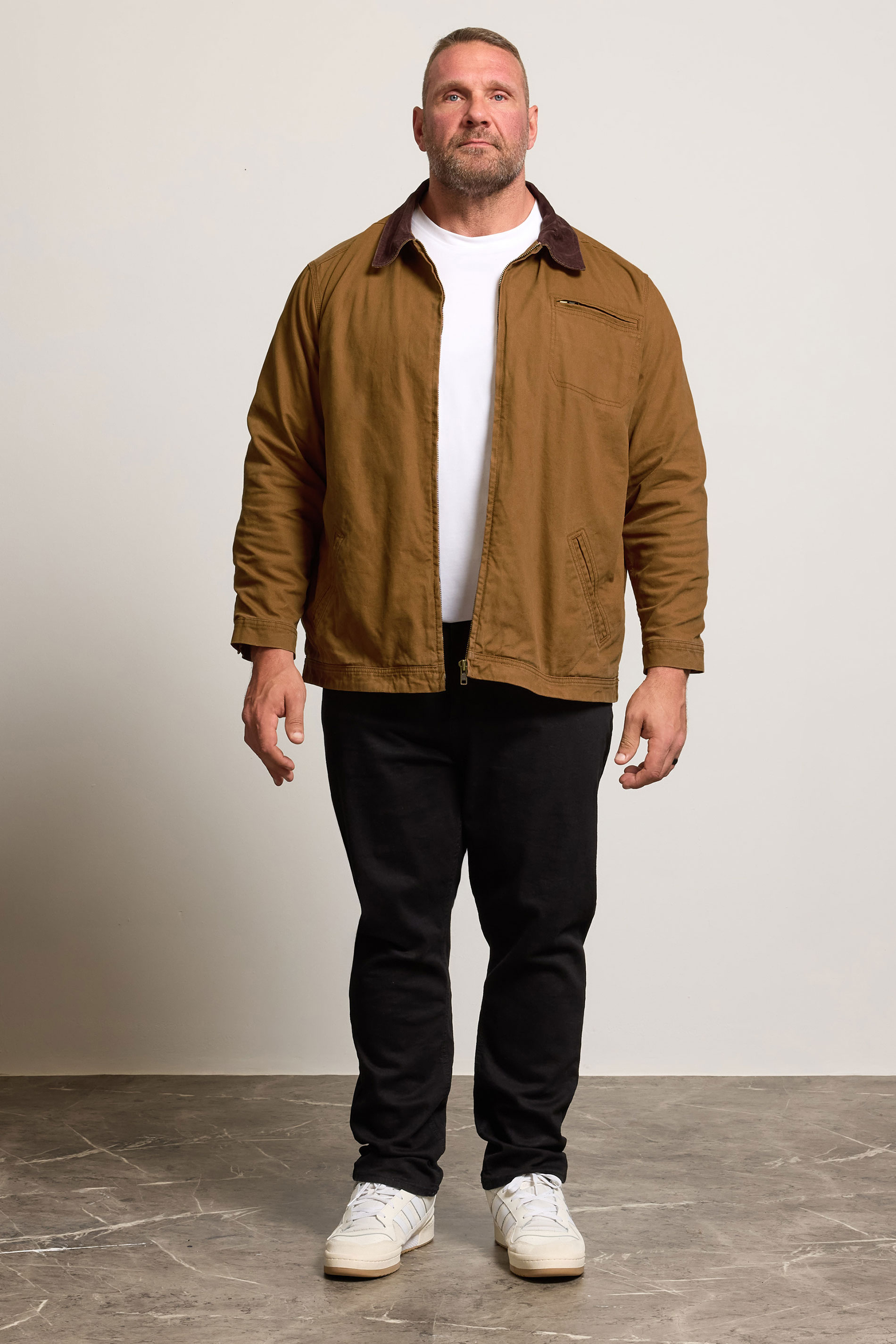 BadRhino Big & Tall Brown Canvas Worker Jacket | BadRhino 4