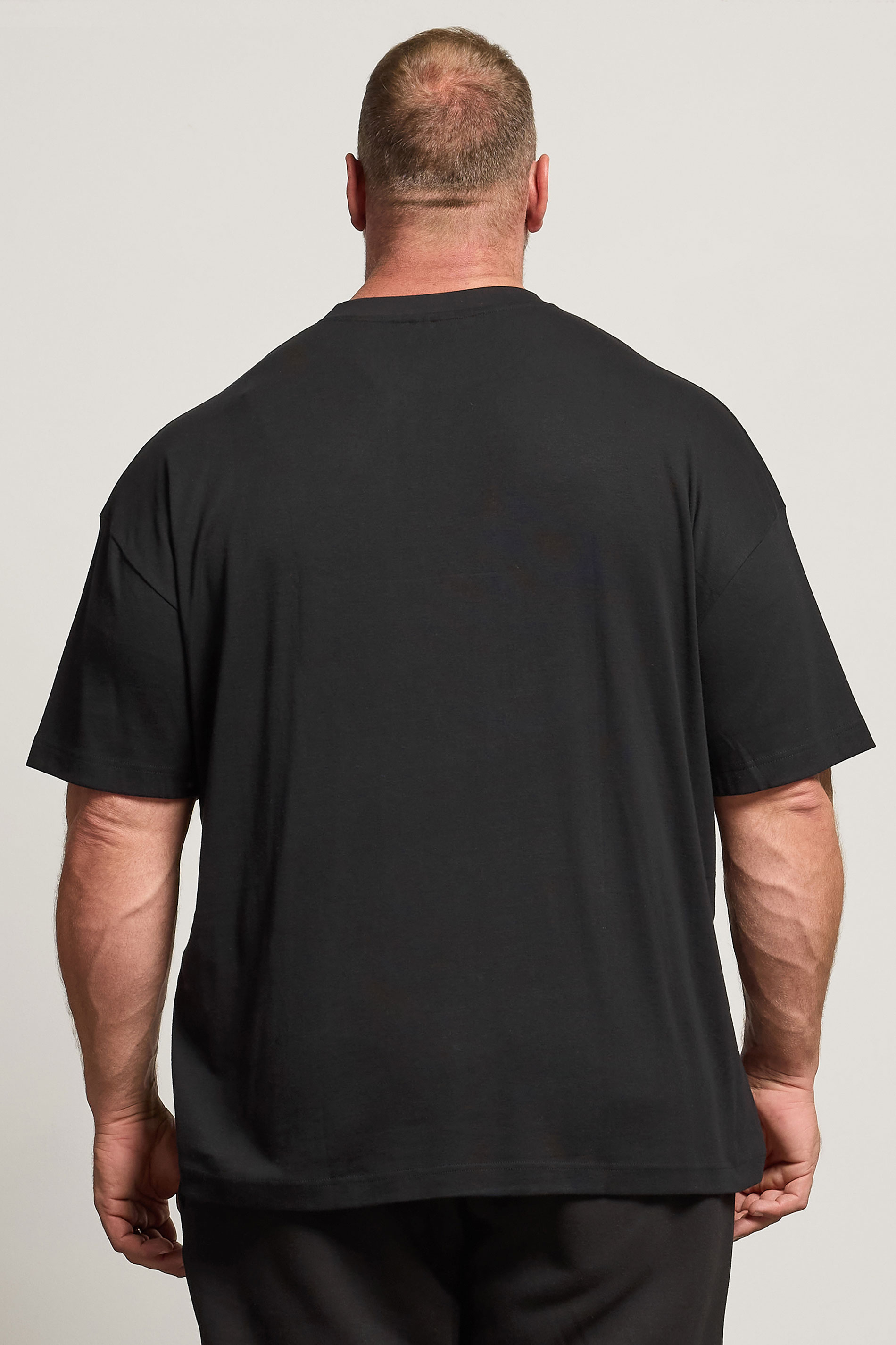 IronRhino Big & Tall Black 'Rest Day' T-Shirt | BadRhino 3