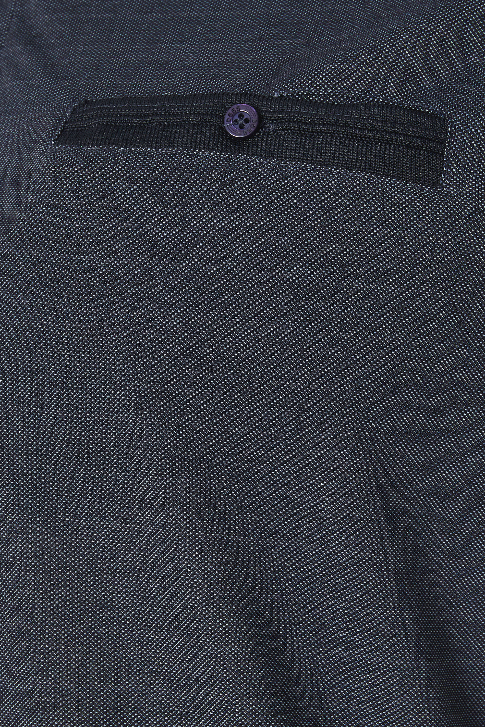 D555 Big & Tall Grey Jacquard Polo Shirt | BadRhino 2