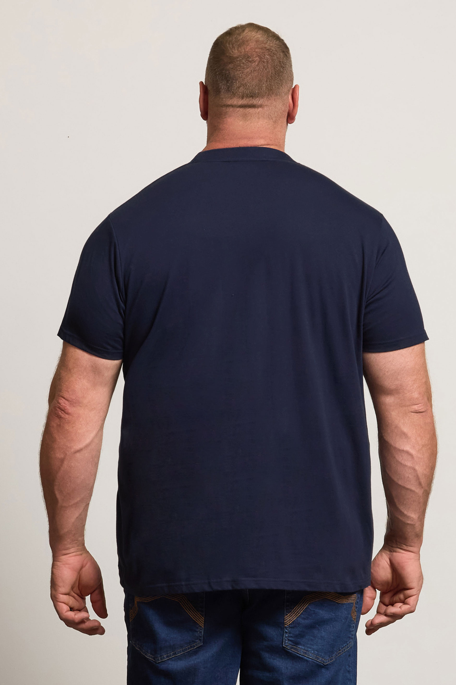 BadRhino Big & Tall Navy Blue Grinch Christmas Graphic T-Shirt | BadRhino 4