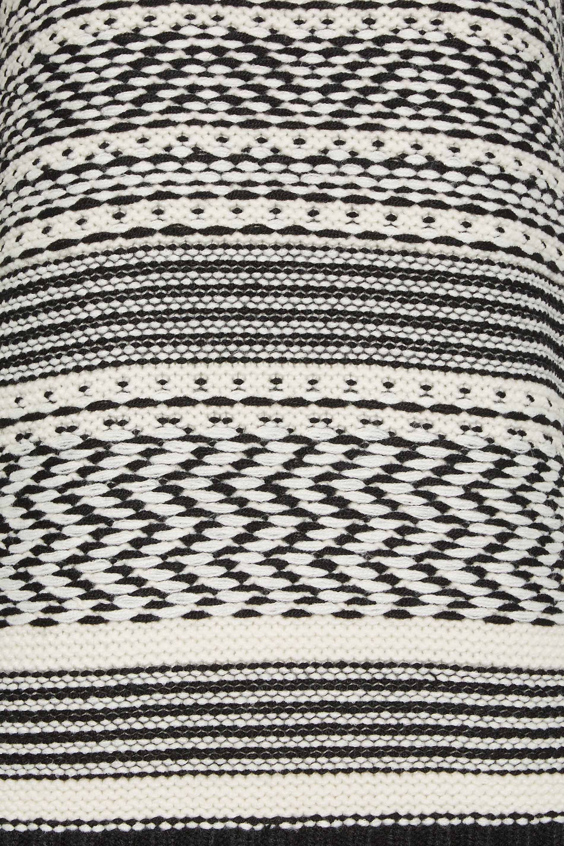 LTS Tall Black & White Fairisle Jumper | Long Tall Sally 6
