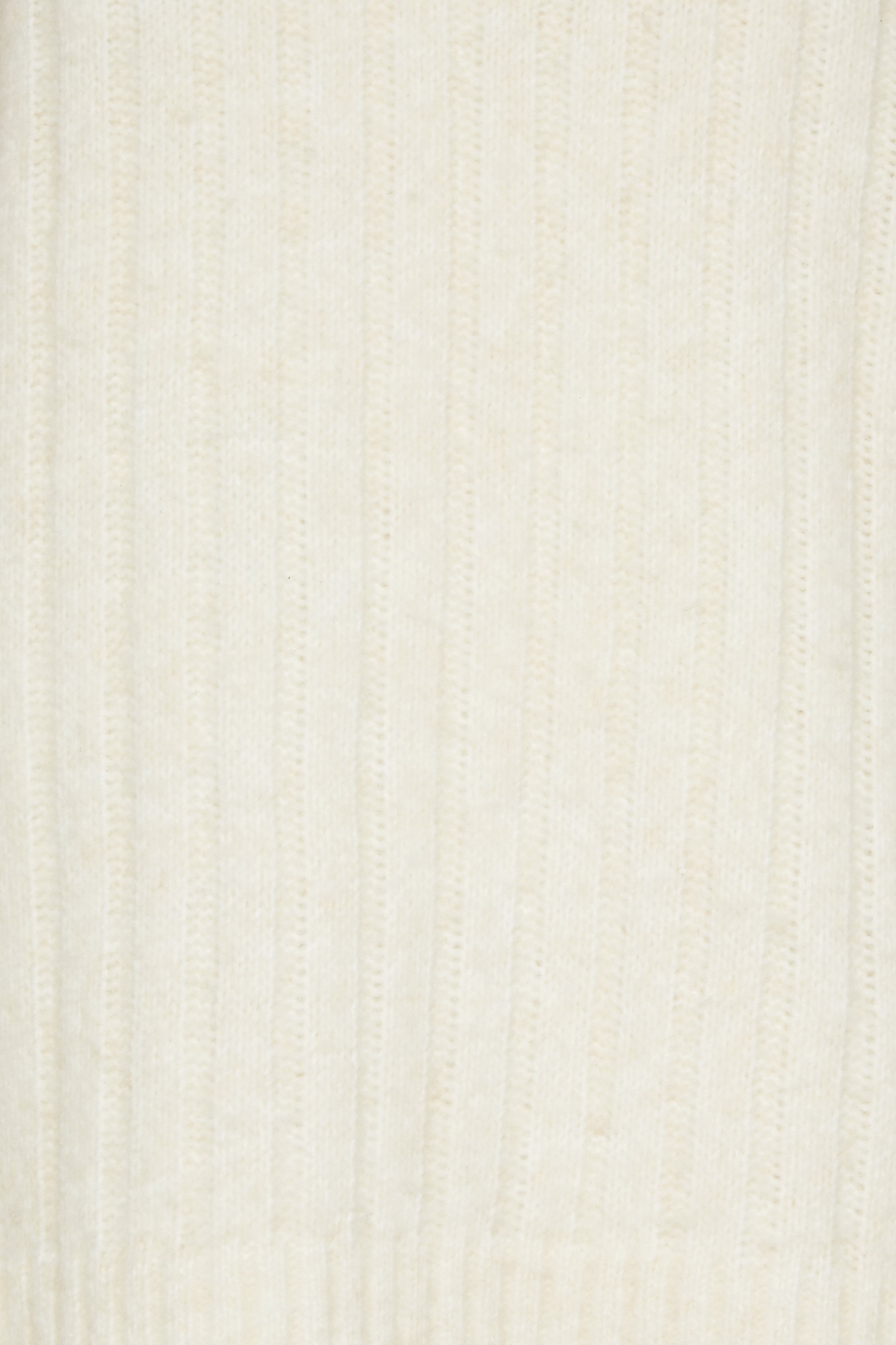 LTS Tall Ivory White Ribbed Roll Neck Knitted Sweater Vest | Long Tall Sally  5