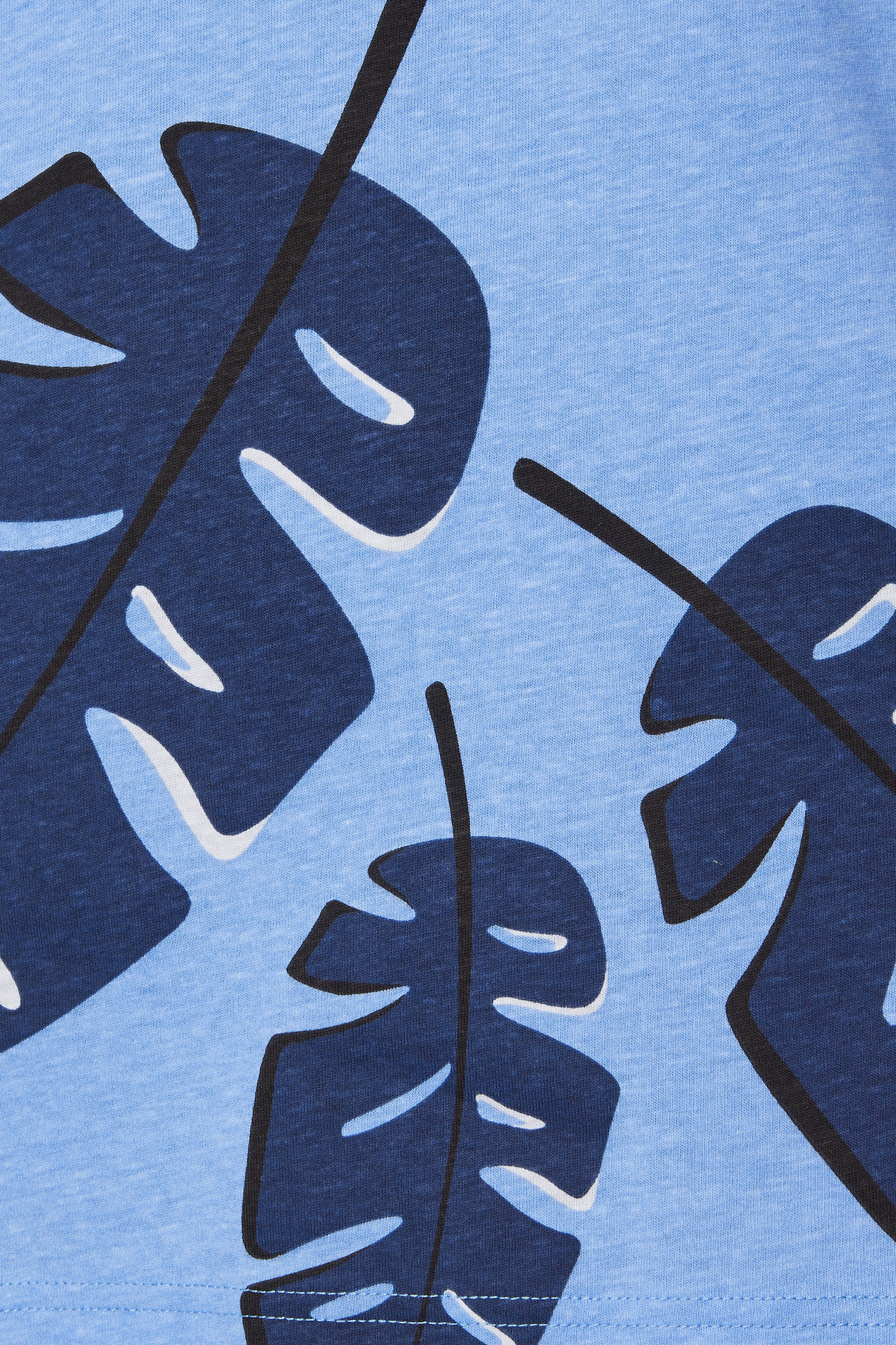 BadRhino Big & Tall Blue Palm Print Short Sleeve T-Shirt | BadRhino 6