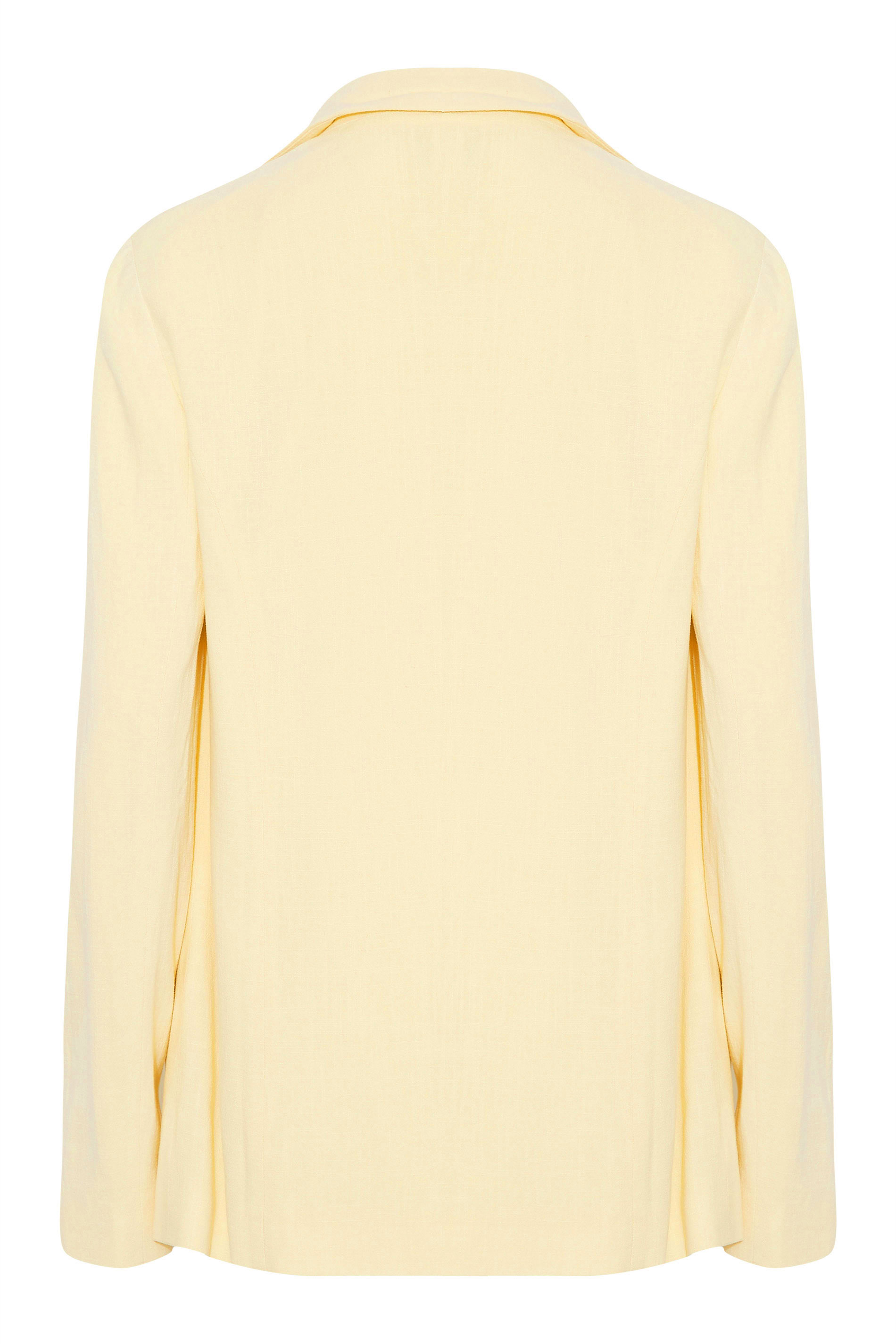 LTS Tall Women's Lemon Yellow Linen Blazer | Long Tall Sally  7