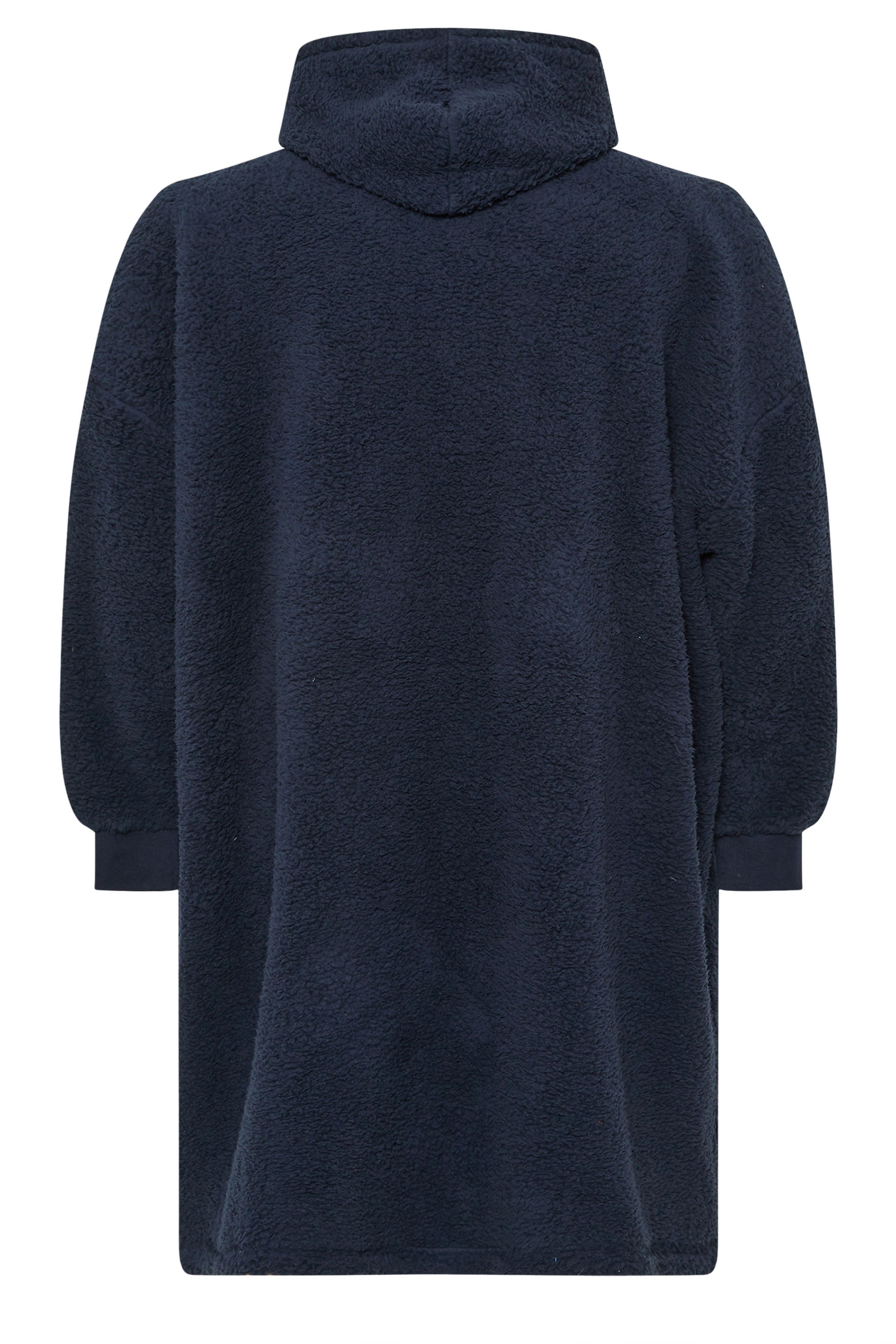 BadRhino Big & Tall Navy Blue Super Soft Blanket Hoodie | BadRhino 7