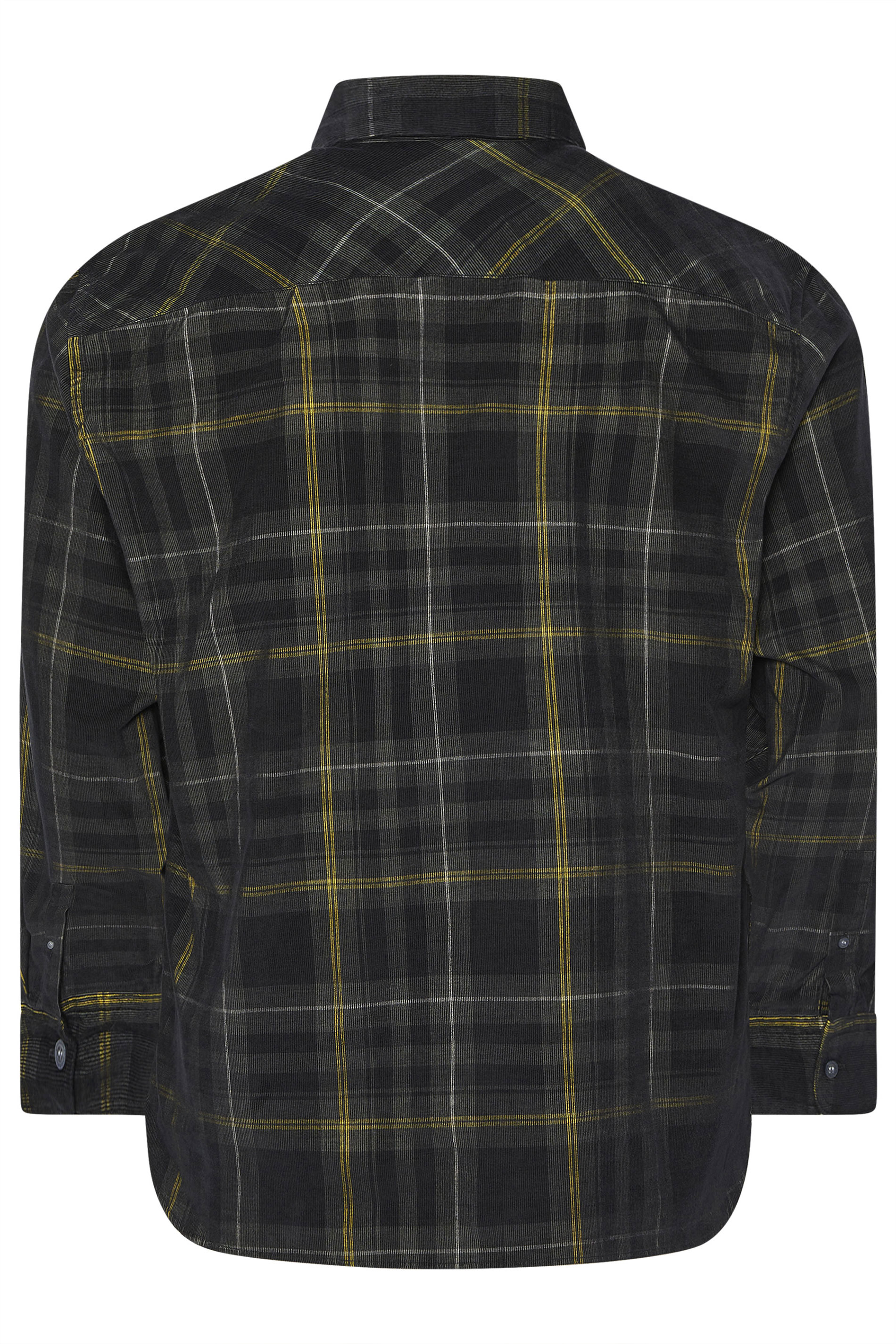 LYLE & SCOTT Big & Tall Black Check Shirt | BadRhino 4