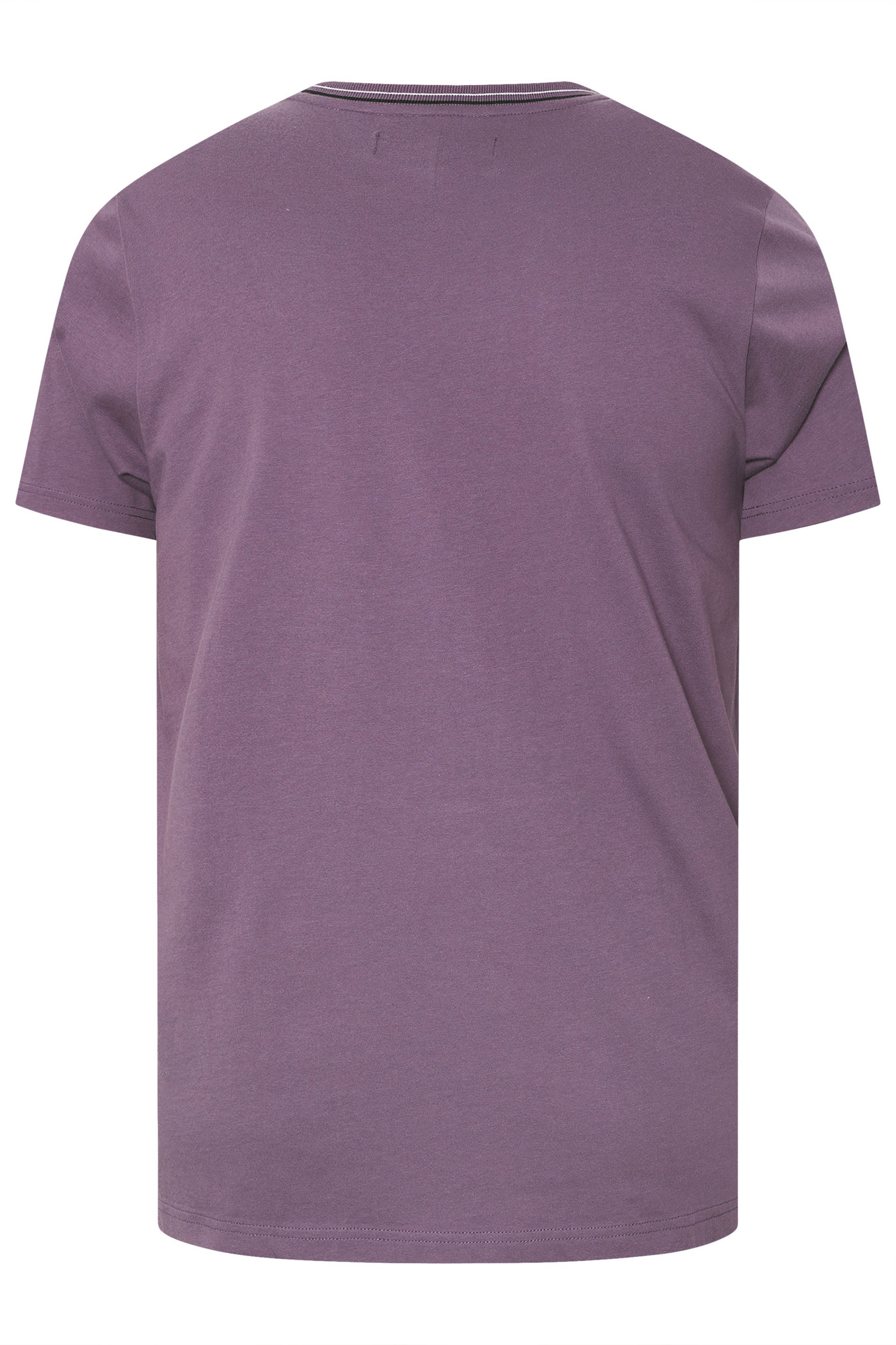 BadRhino Big & Tall Purple Cut & Sew T-Shirt | BadRhino 8