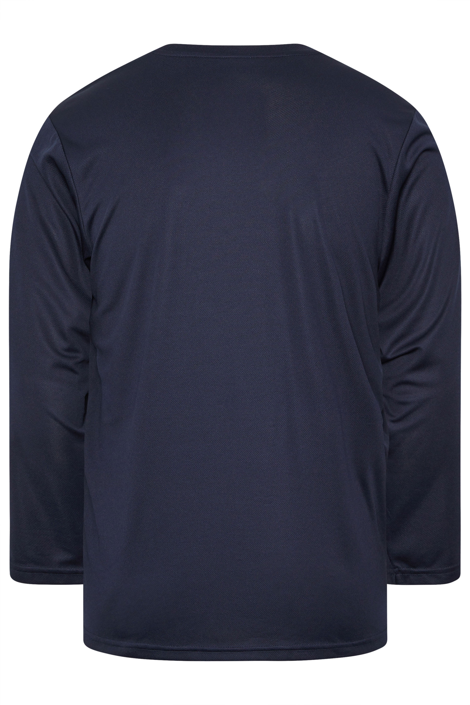 IronRhino Big & Tall Navy Blue Performance Long Sleeve T-Shirt | BadRhino 6