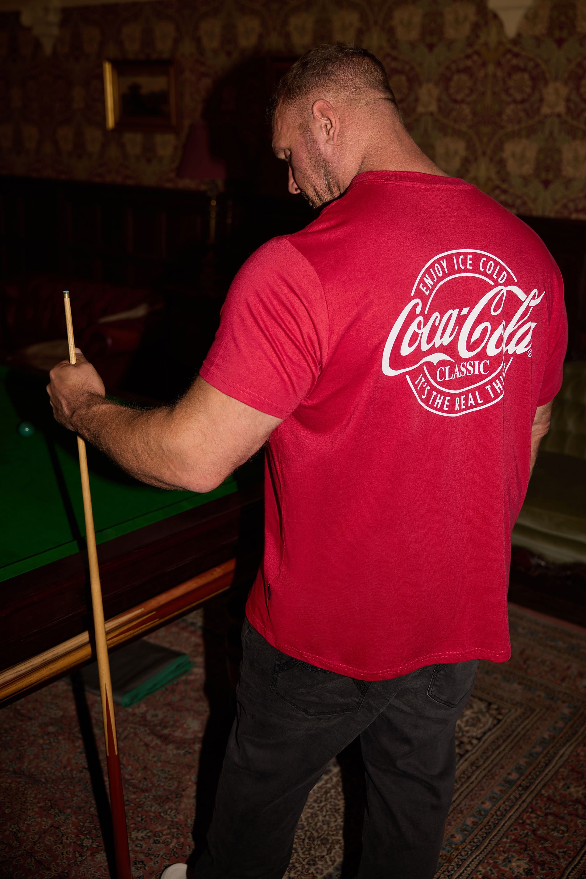 BadRhino Big & Tall Red Coca Cola Graphic T-Shirt | BadRhino 1