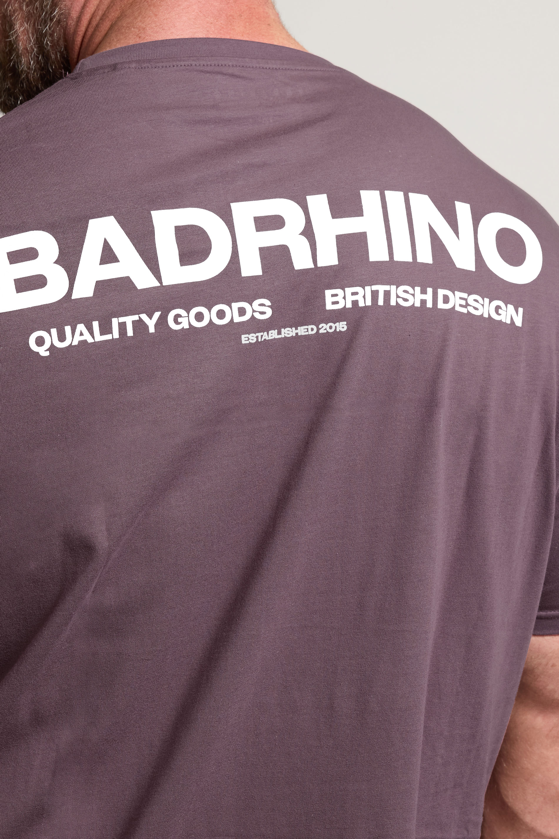 BadRhino Big & Tall 2 PACK Black & Purple 'BadRhino' T-Shirts | BadRhino 6