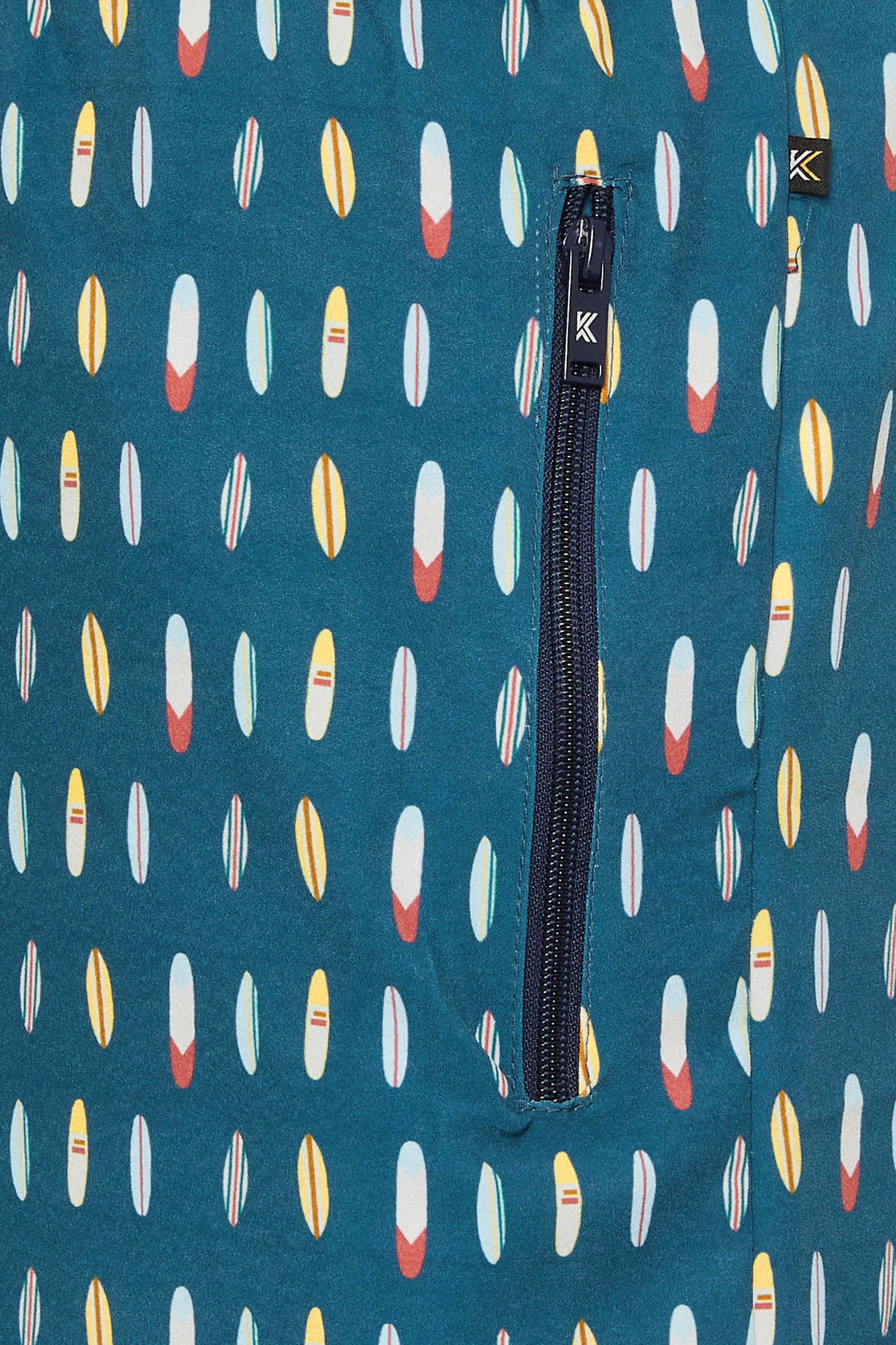 KAM Big & Tall Navy Blue Surf Board Swim Shorts | BadRhino 3