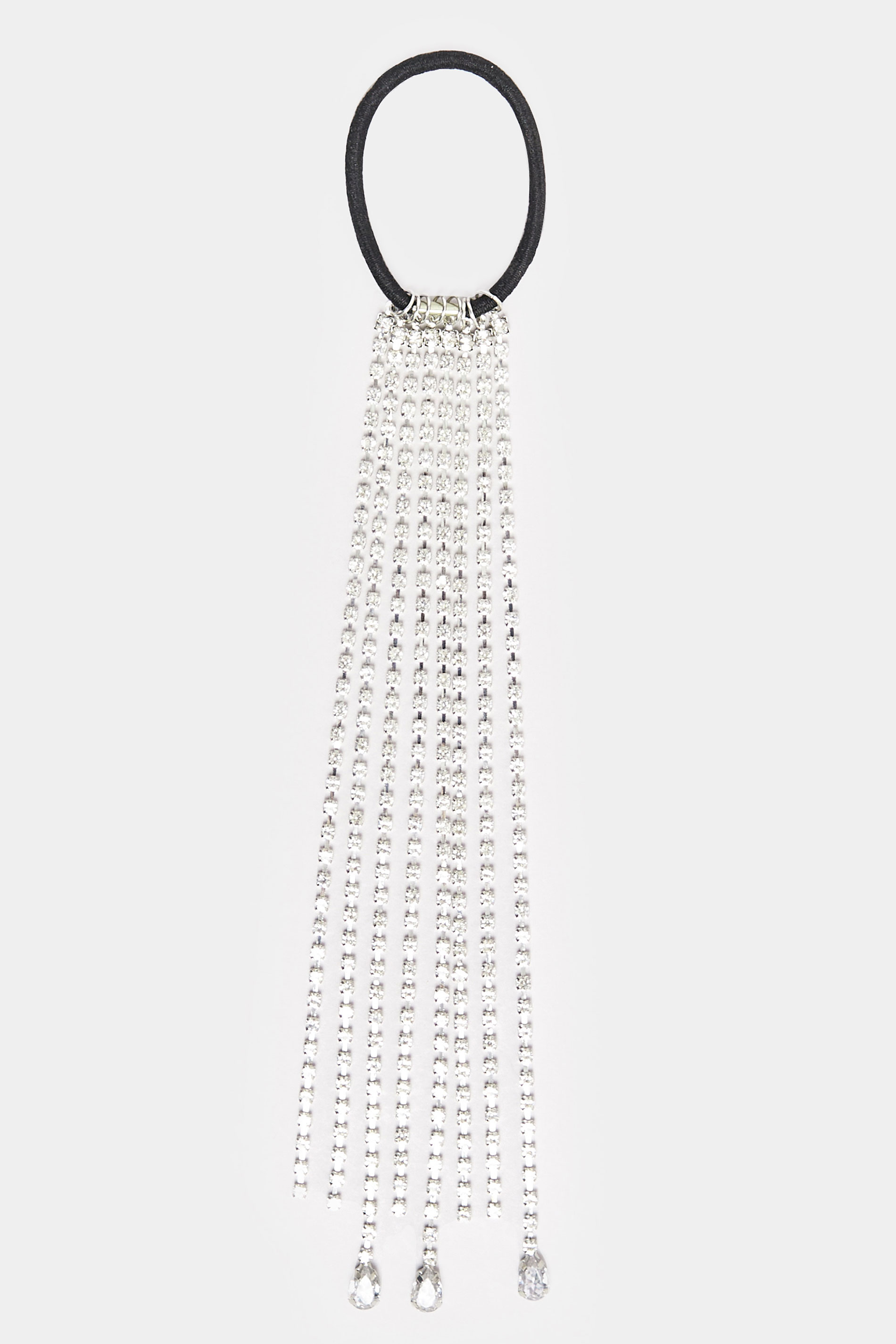 Silver Tone Diamante Drop Hairband | Yours Clothing 2