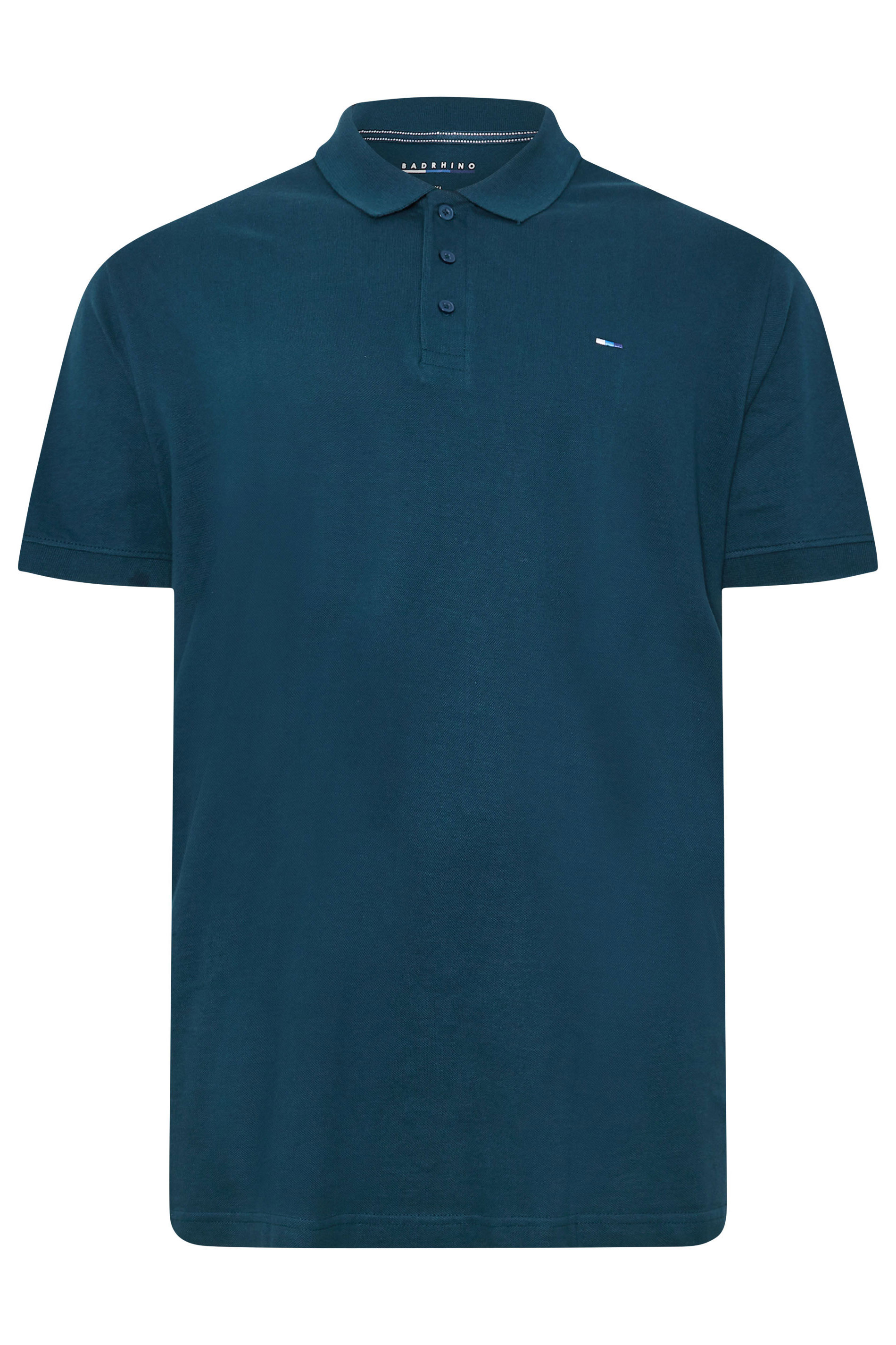 BadRhino Big & Tall Navy Teal Blue Core Polo Shirt | BadRhino 6
