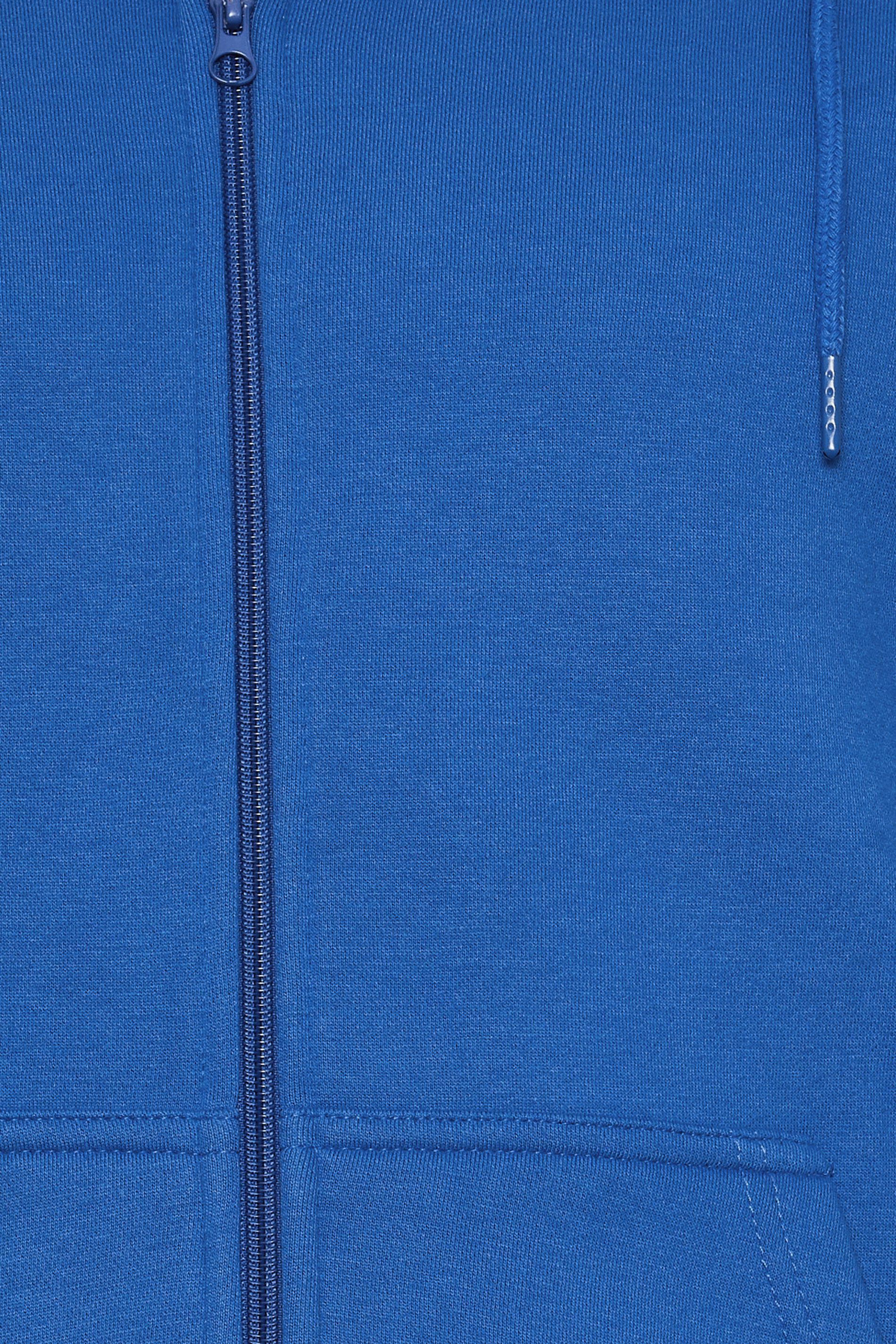 BadRhino Big & Tall Cobalt Blue Premium Zip Through Hoodie | BadRhino 3