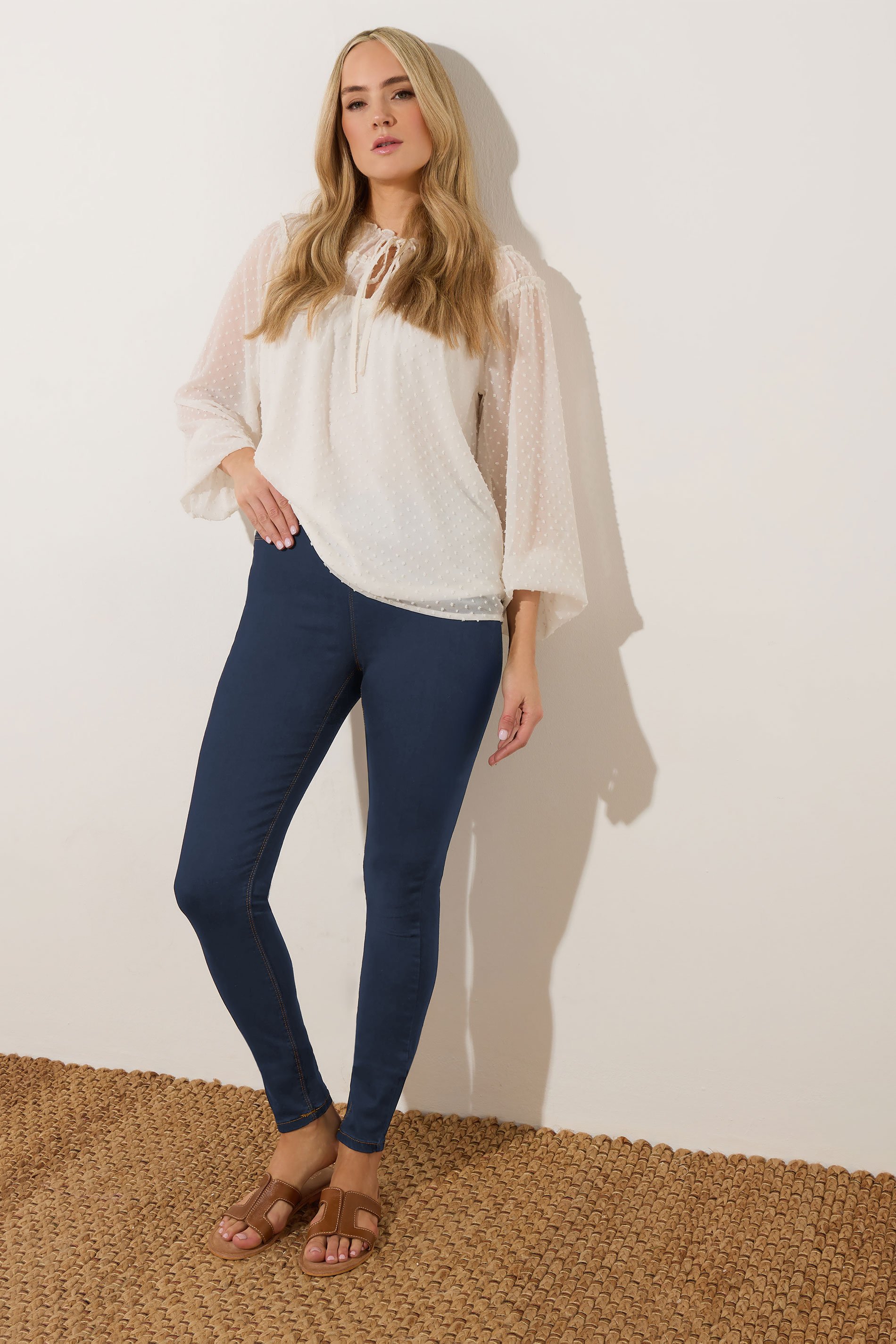 LTS Tall Indigo Blue JENNY Jeggings | Long Tall Sally 1