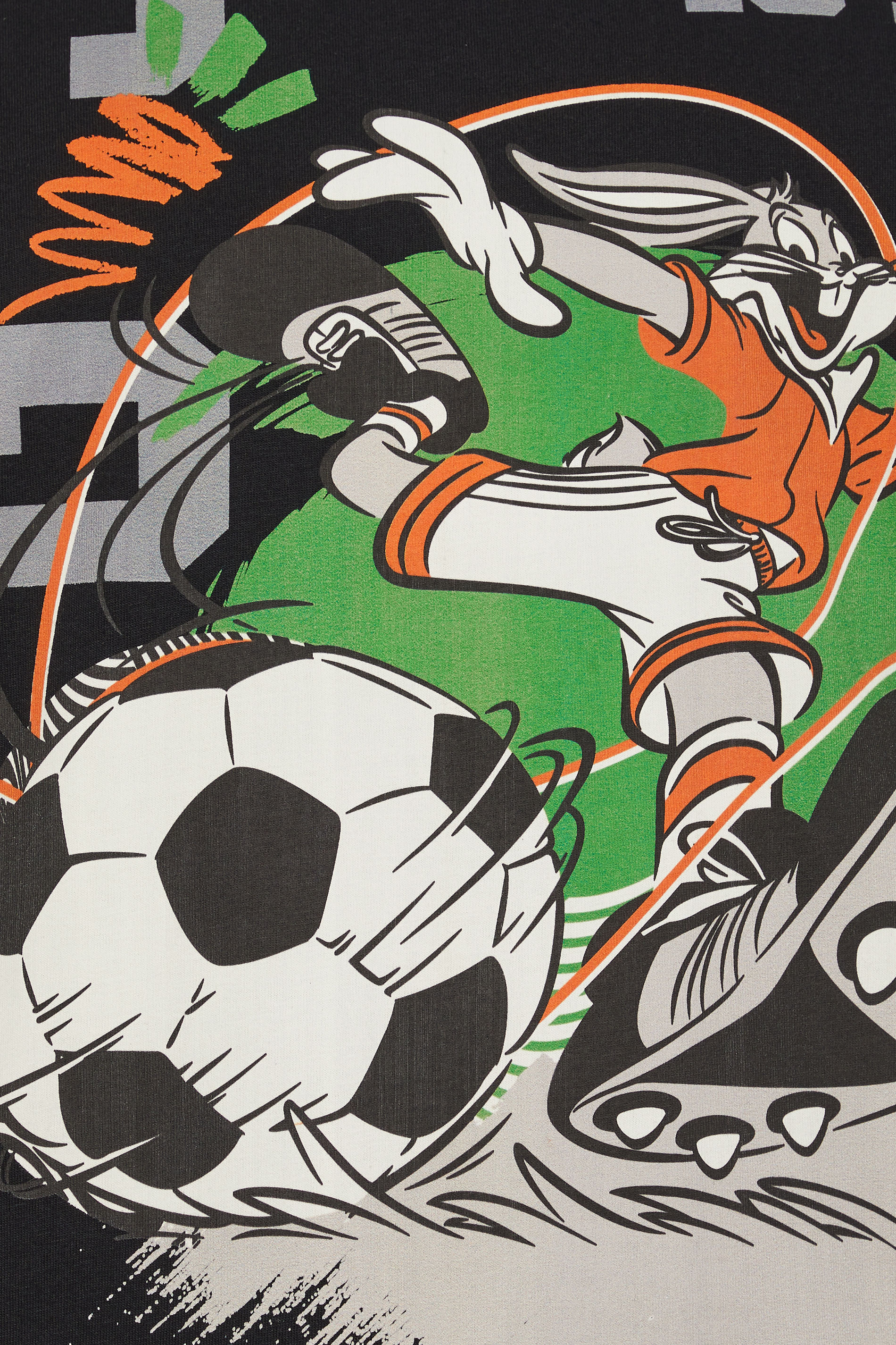 BadRhino Big & Tall Black Bugs Bunny Graphic T-Shirt | BadRhino 5