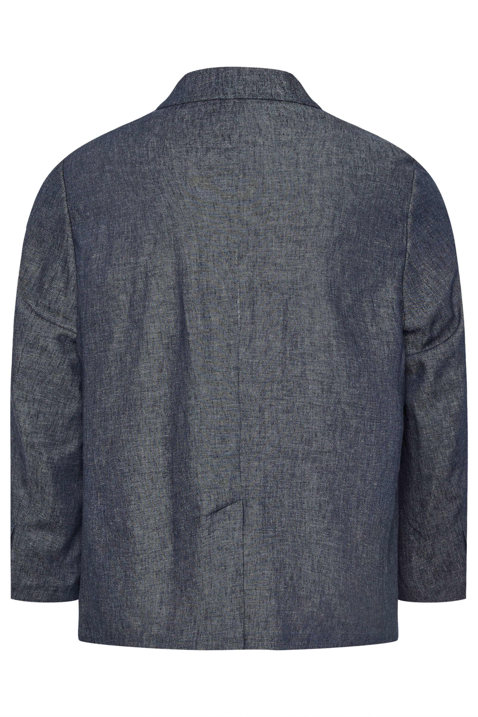 BadRhino Tailoring Big & Tall Blue Denim Chambray Suit Jacket | BadRhino 9