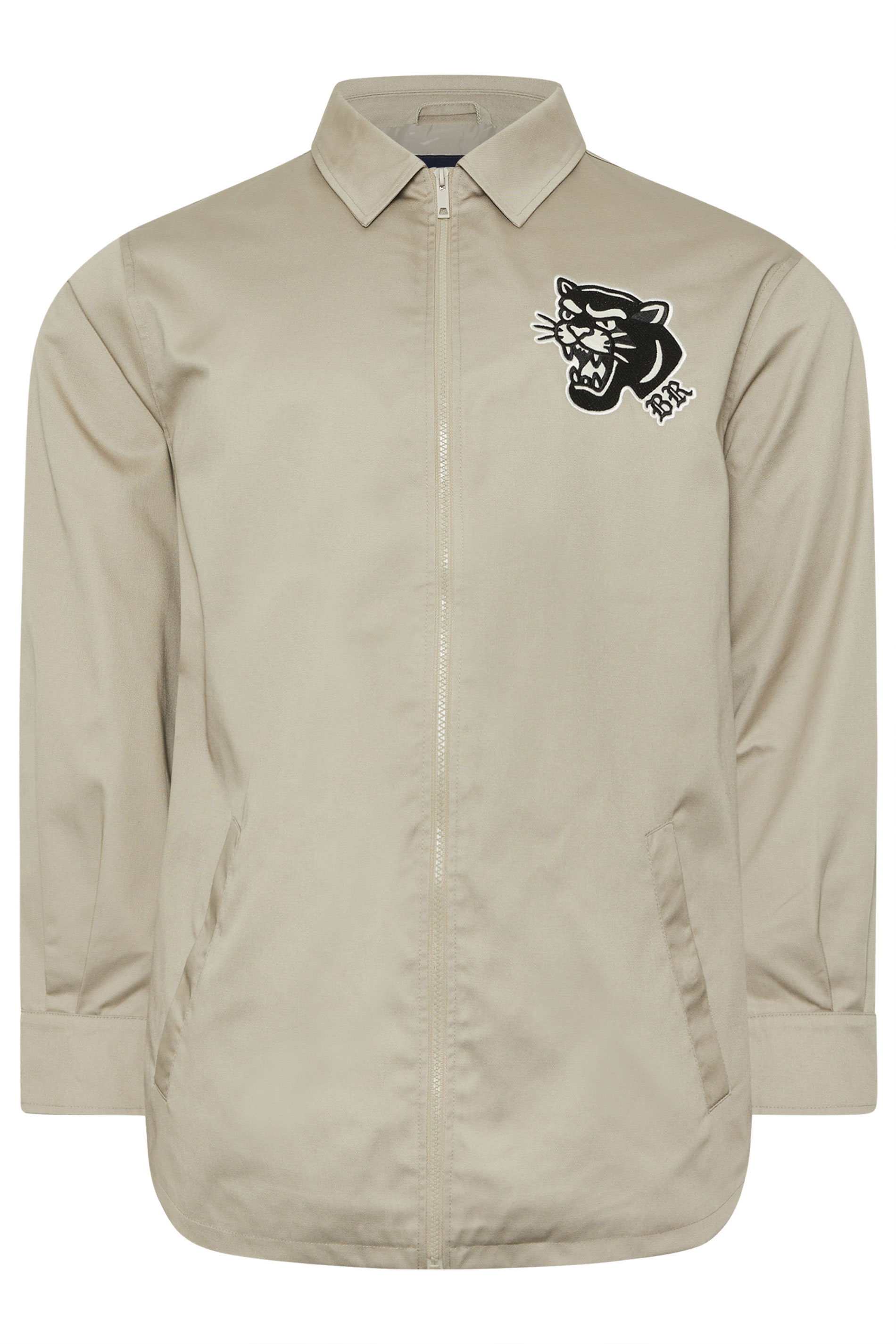 BadRhino Big & Tall Crockery Brown Embroidered Canvas Jacket | BadRhino 5