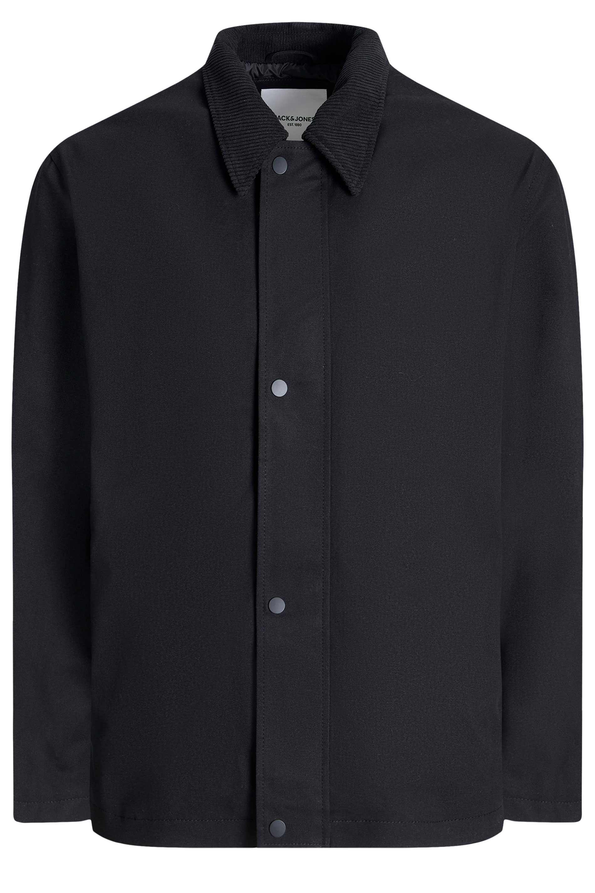 JACK & JONES Big & Tall Black Grady Worker Jacket | BadRhino 4