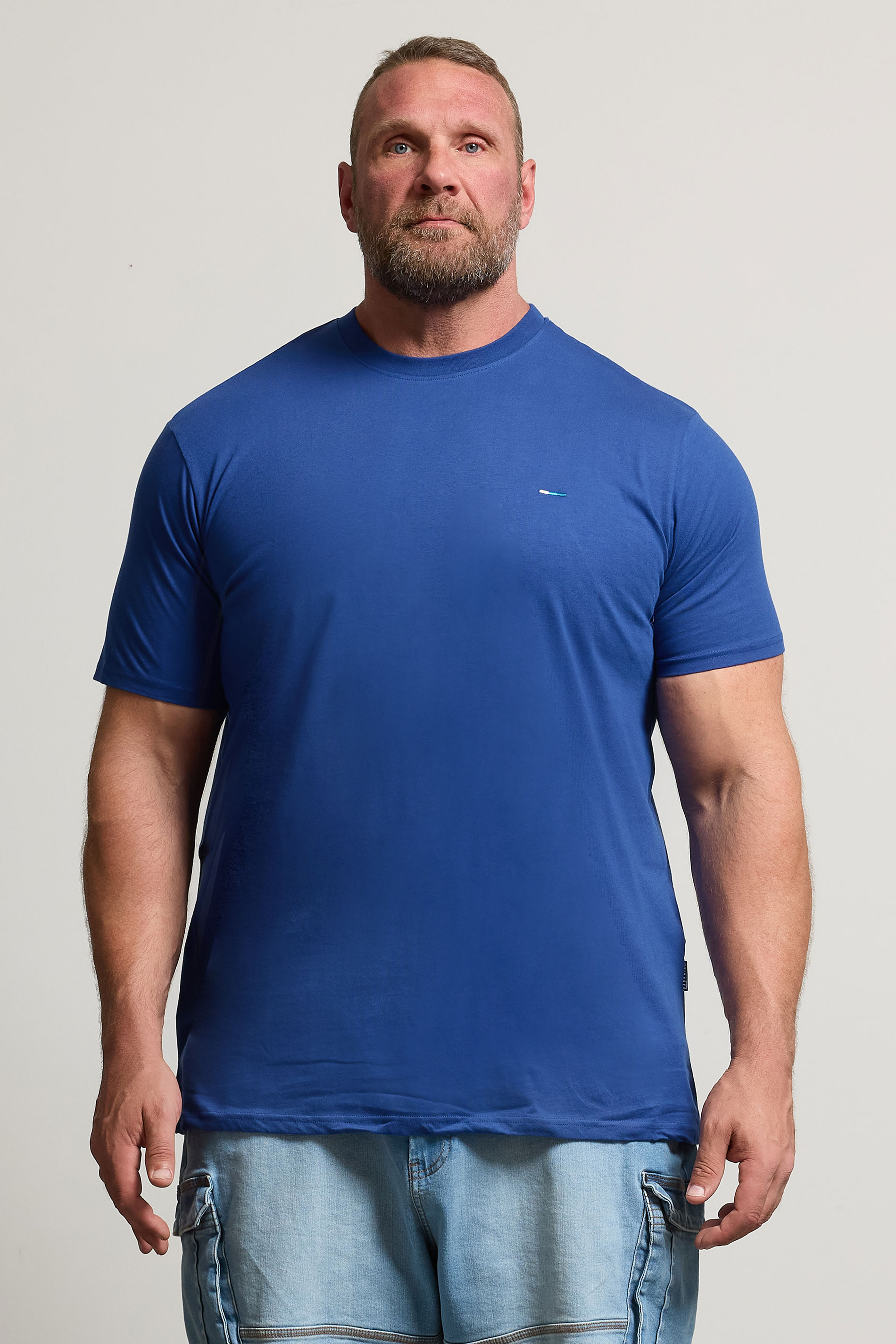 BadRhino Big & Tall 5 PACK Blue & Black Core T-Shirts | BadRhino  2
