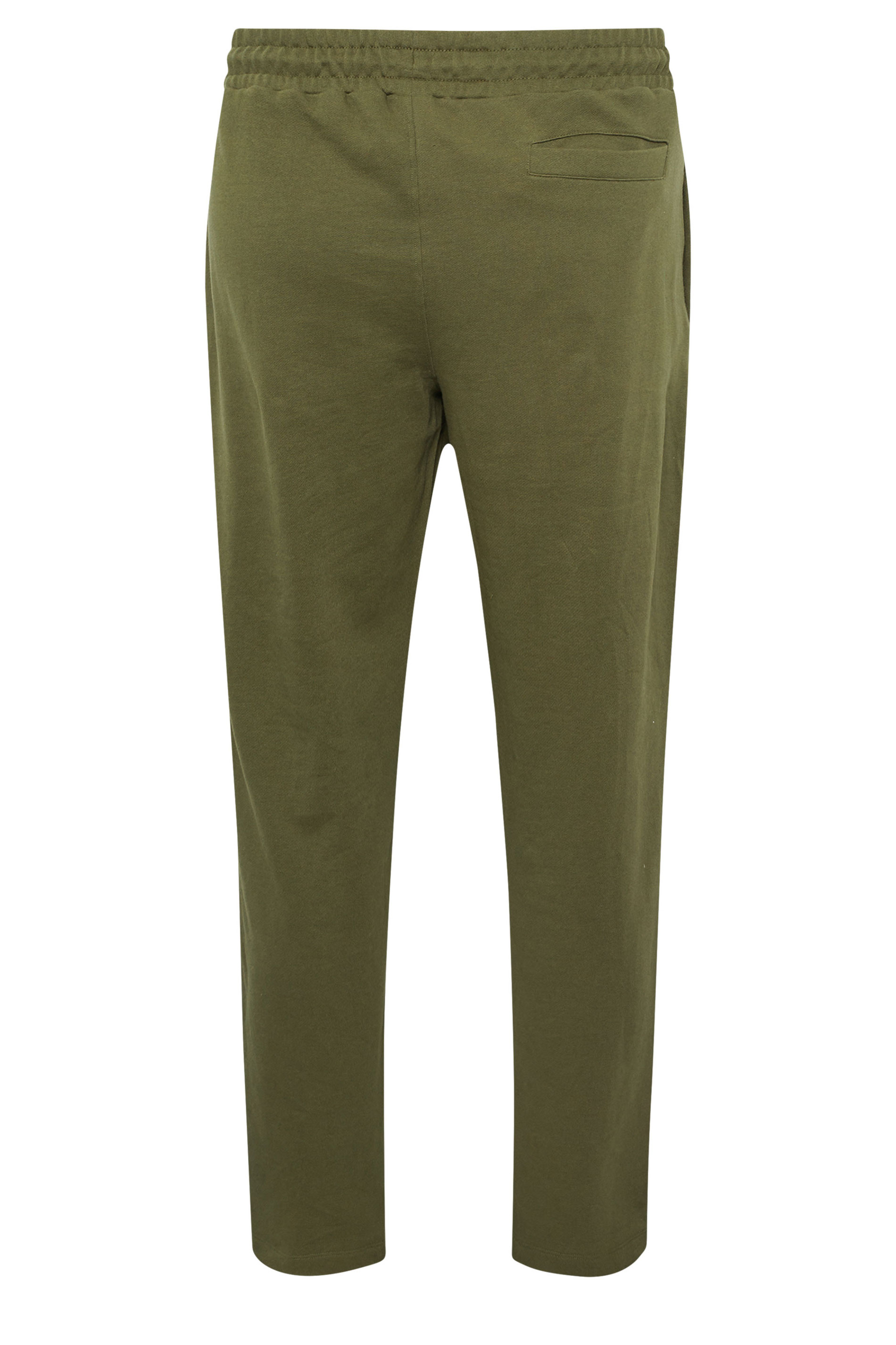 STUDIO A Big & Tall Khaki Green Pintuck Joggers | BadRhino 6