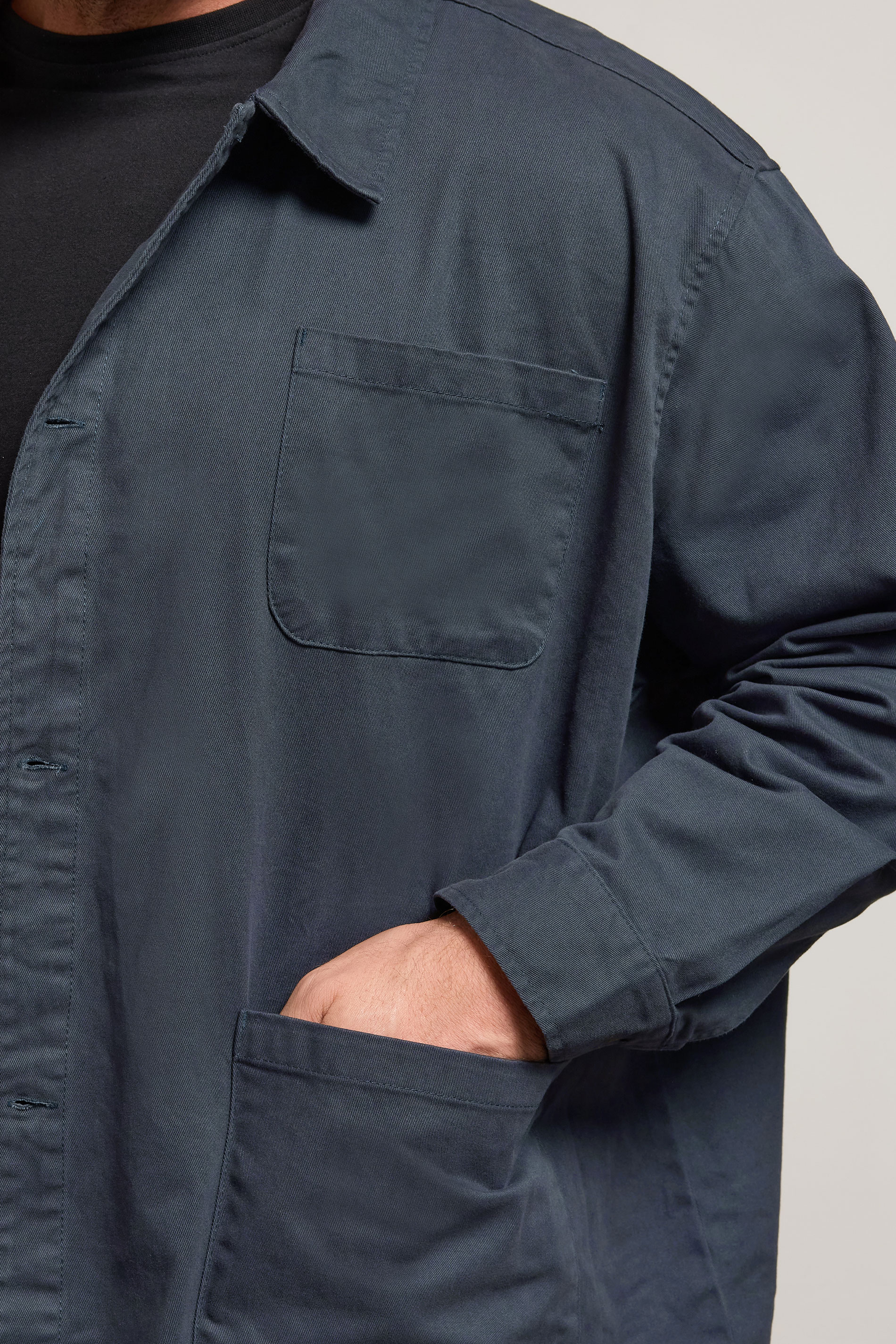BadRhino Big & Tall Navy Blue Overshirt | BadRhino 4