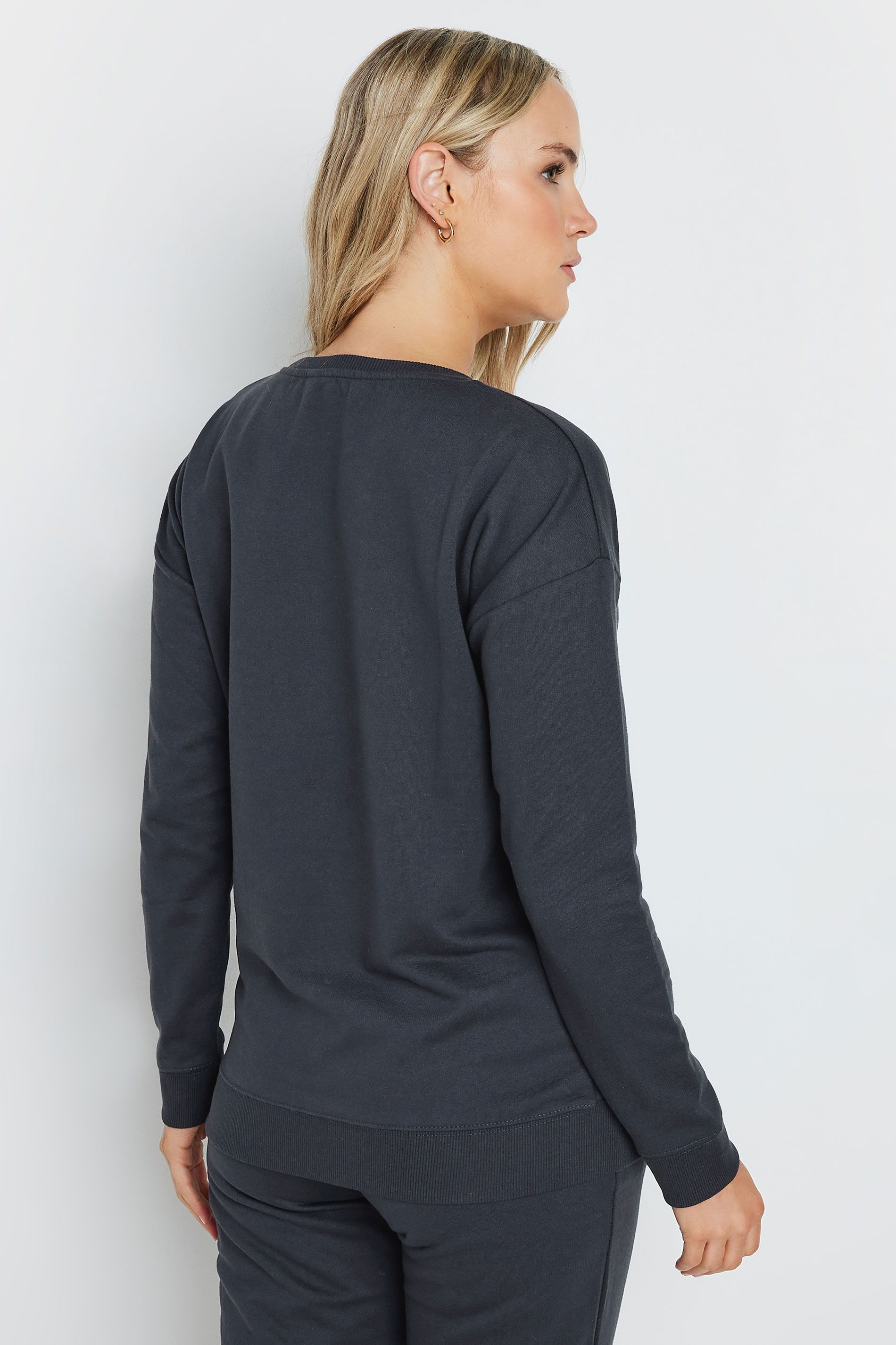 LTS Tall Navy Blue Crew Neck Sweatshirt | Long Tall Sally 3