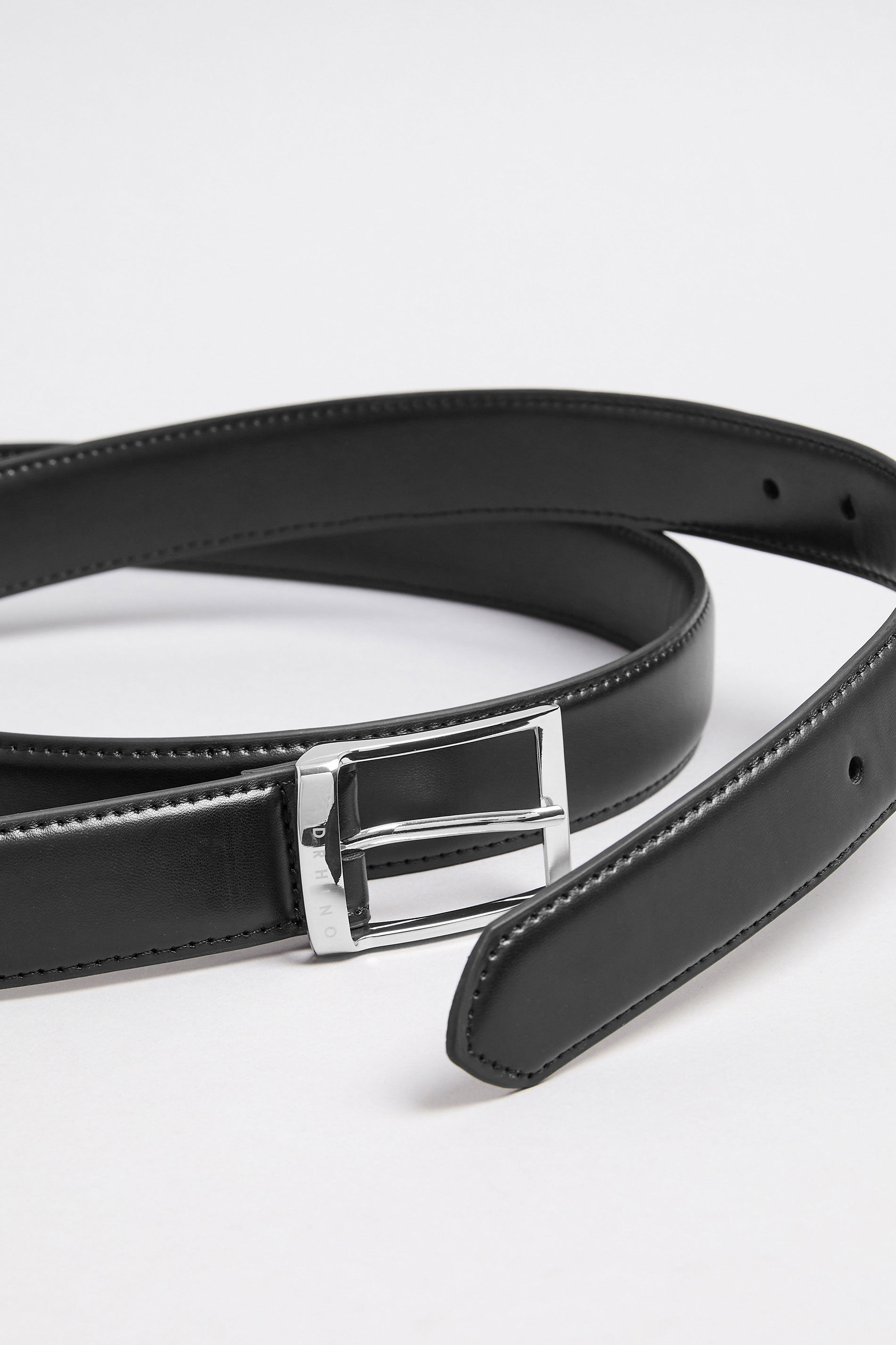 RHINO FLEX Black Flex Leather Look Buckle Belt | BadRhino 4