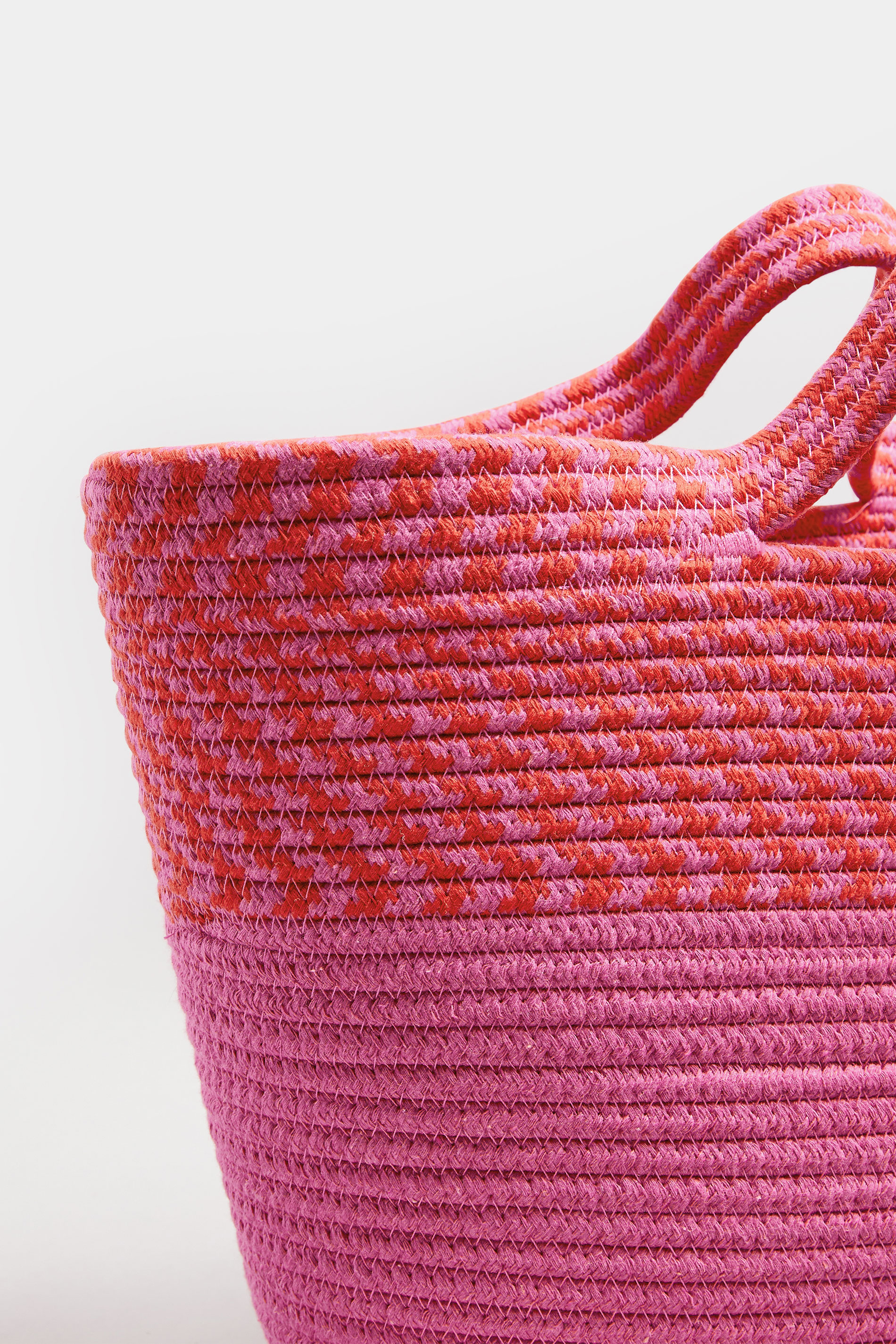 Pink Straw Bucket Bag | Yours Clothing 5