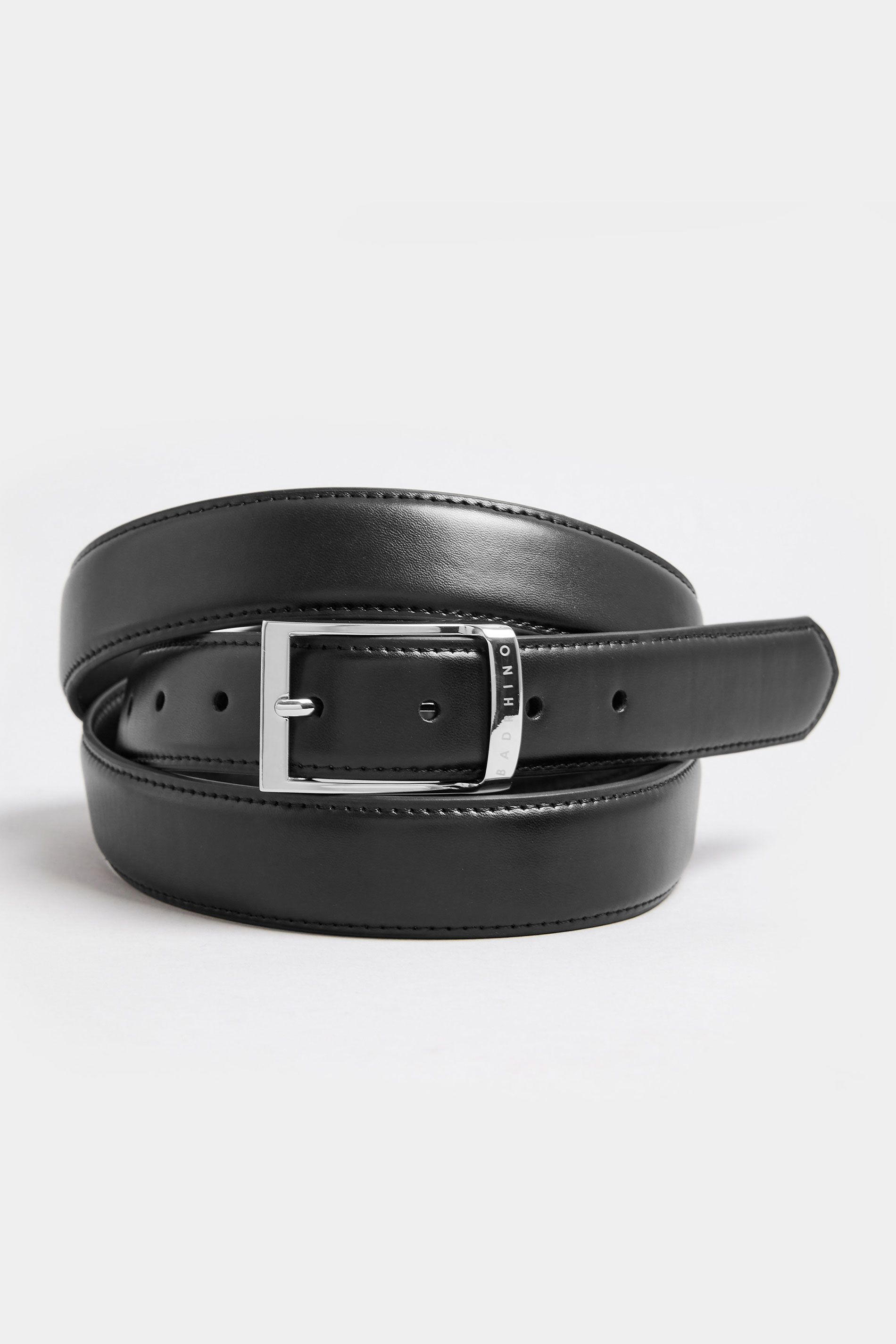 RHINO FLEX Black Flex Leather Look Buckle Belt | BadRhino 3