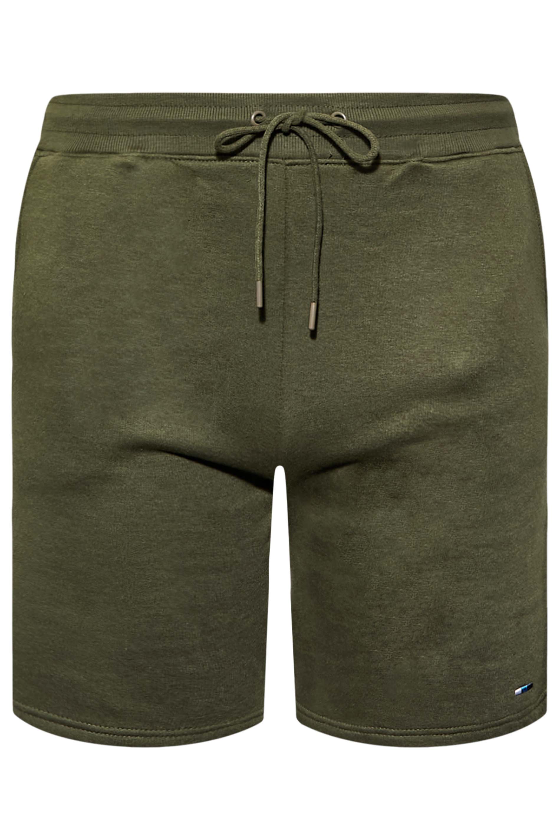 BadRhino Khaki Green Essential Jogger Shorts | BadRhino 6