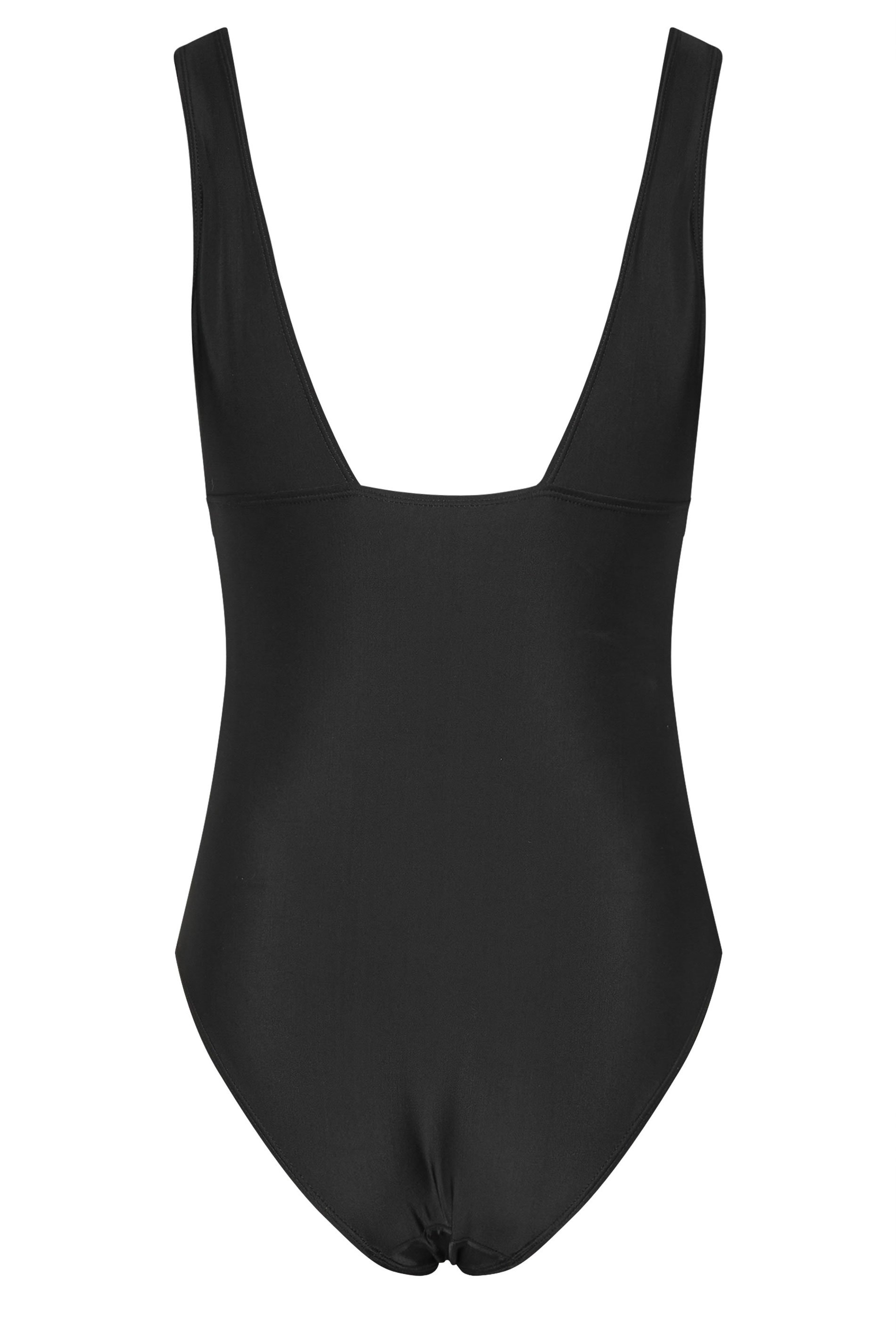 LTS Tall Black Aztec Trim Swimsuit | Long Tall Sally 8