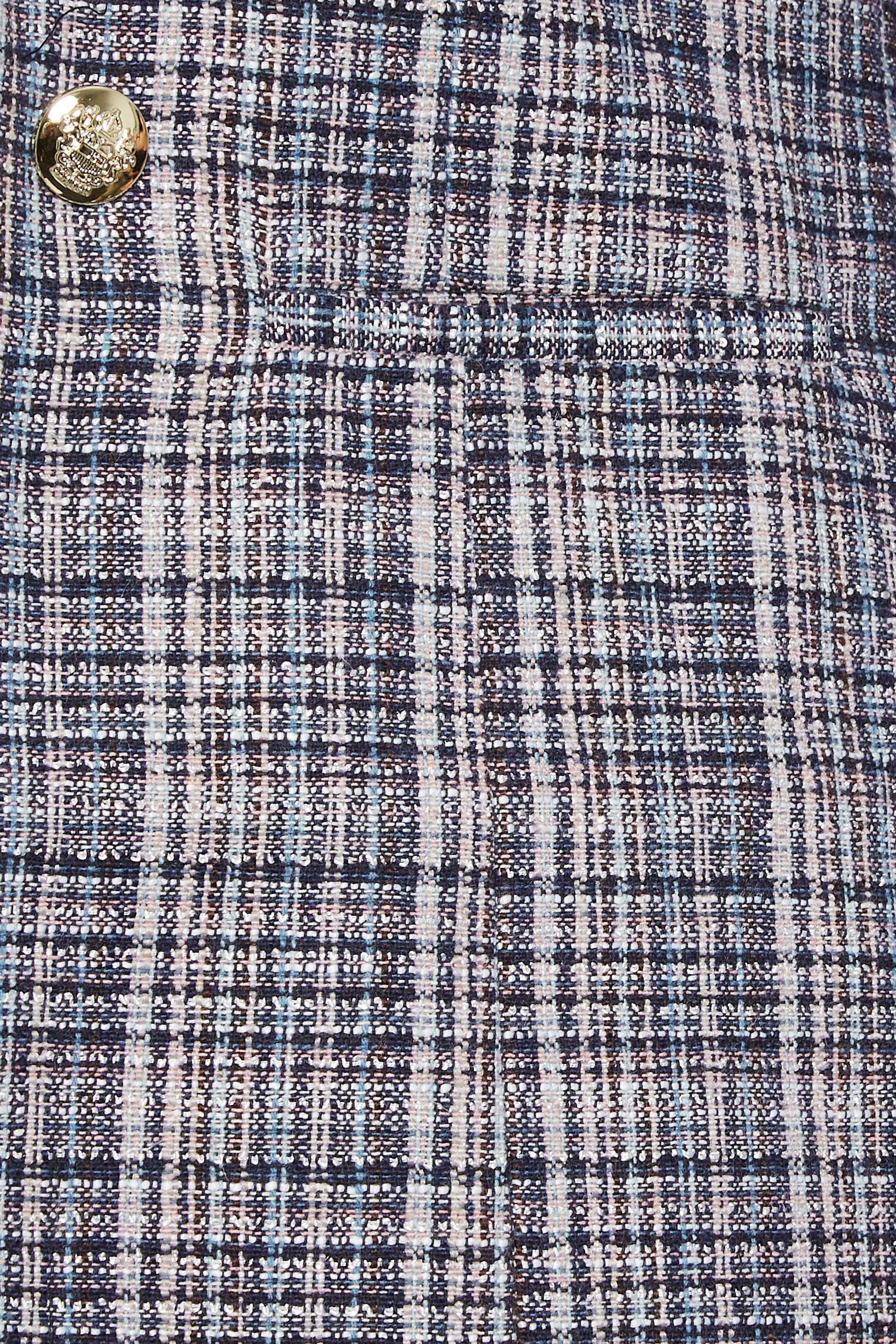 LTS Tall Womens Grey Boucle Button Detail Blazer | Long Tall Sally  5