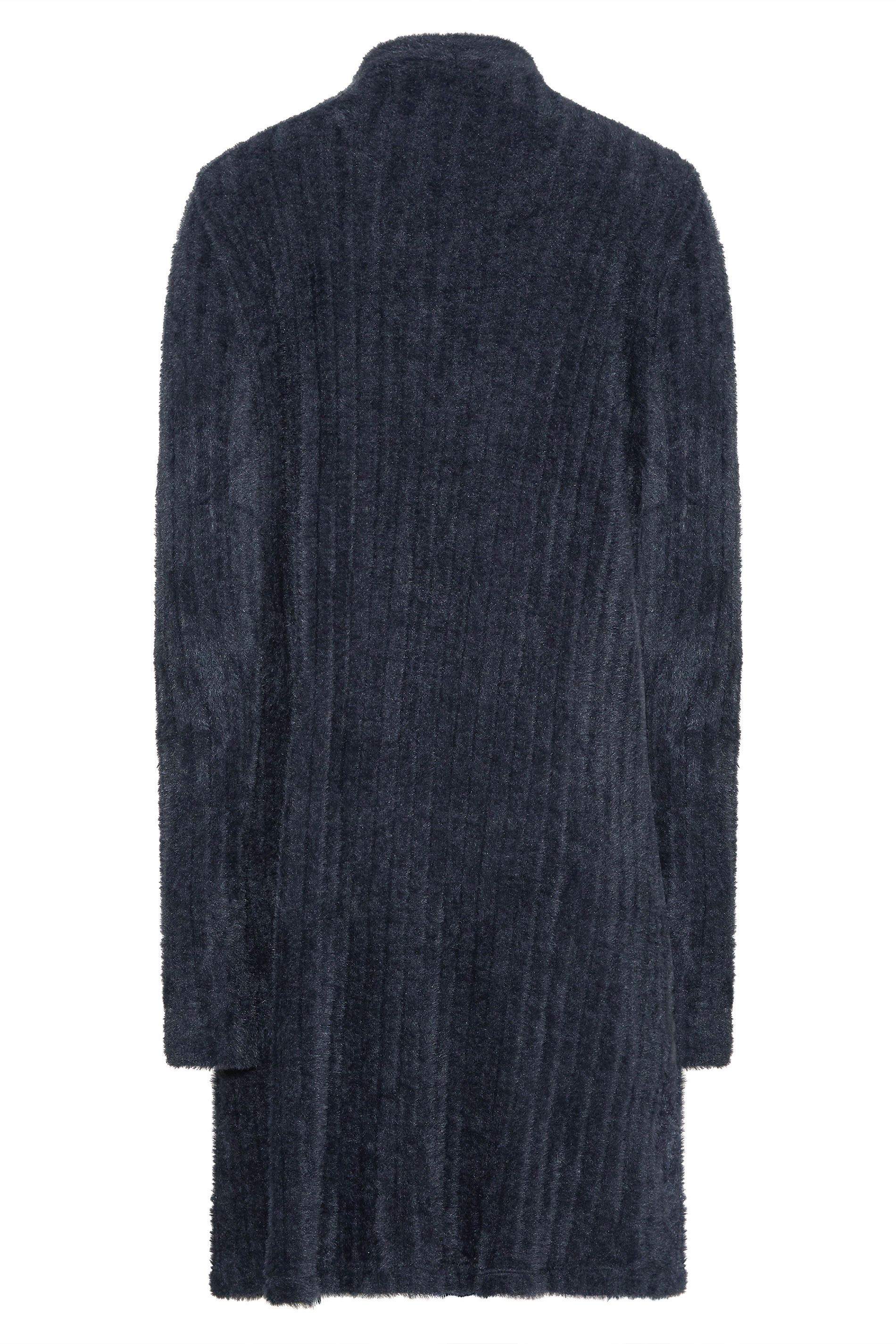 LTS Tall Women's Navy Blue Ribbed Cardigan | Long Tall Sally 6