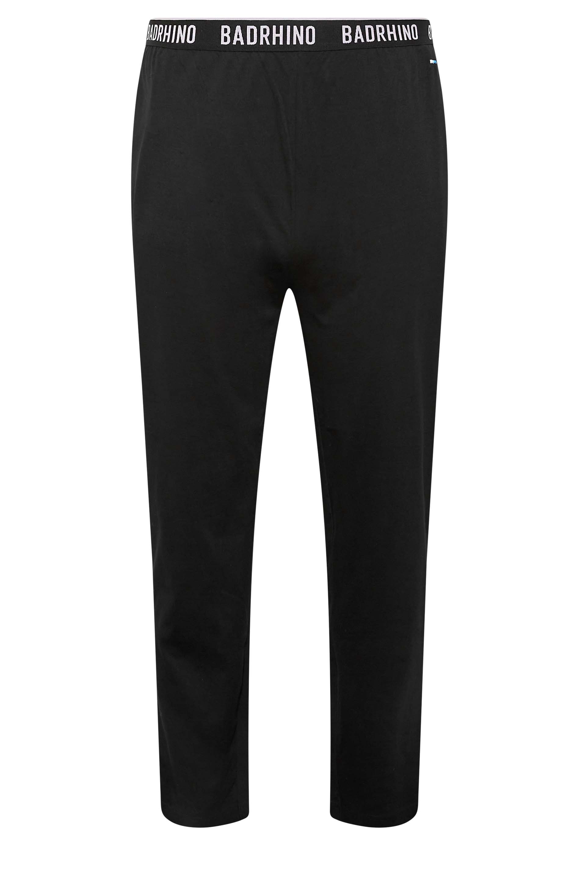 BadRhino Big & Tall Black Lounge Trousers | BadRhino 6