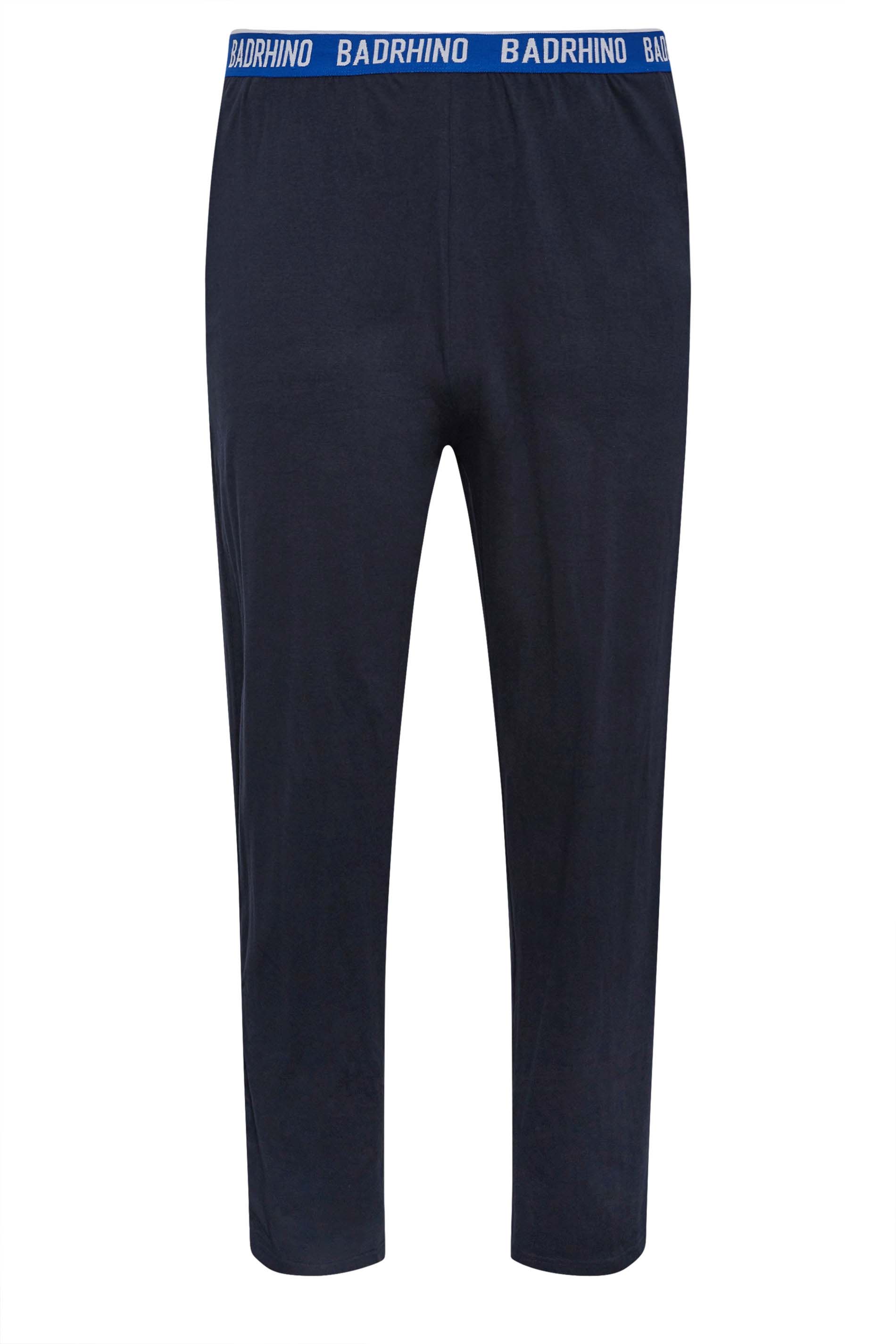 BadRhino Big & Tall Navy Blue Lounge Trousers | BadRhino 5