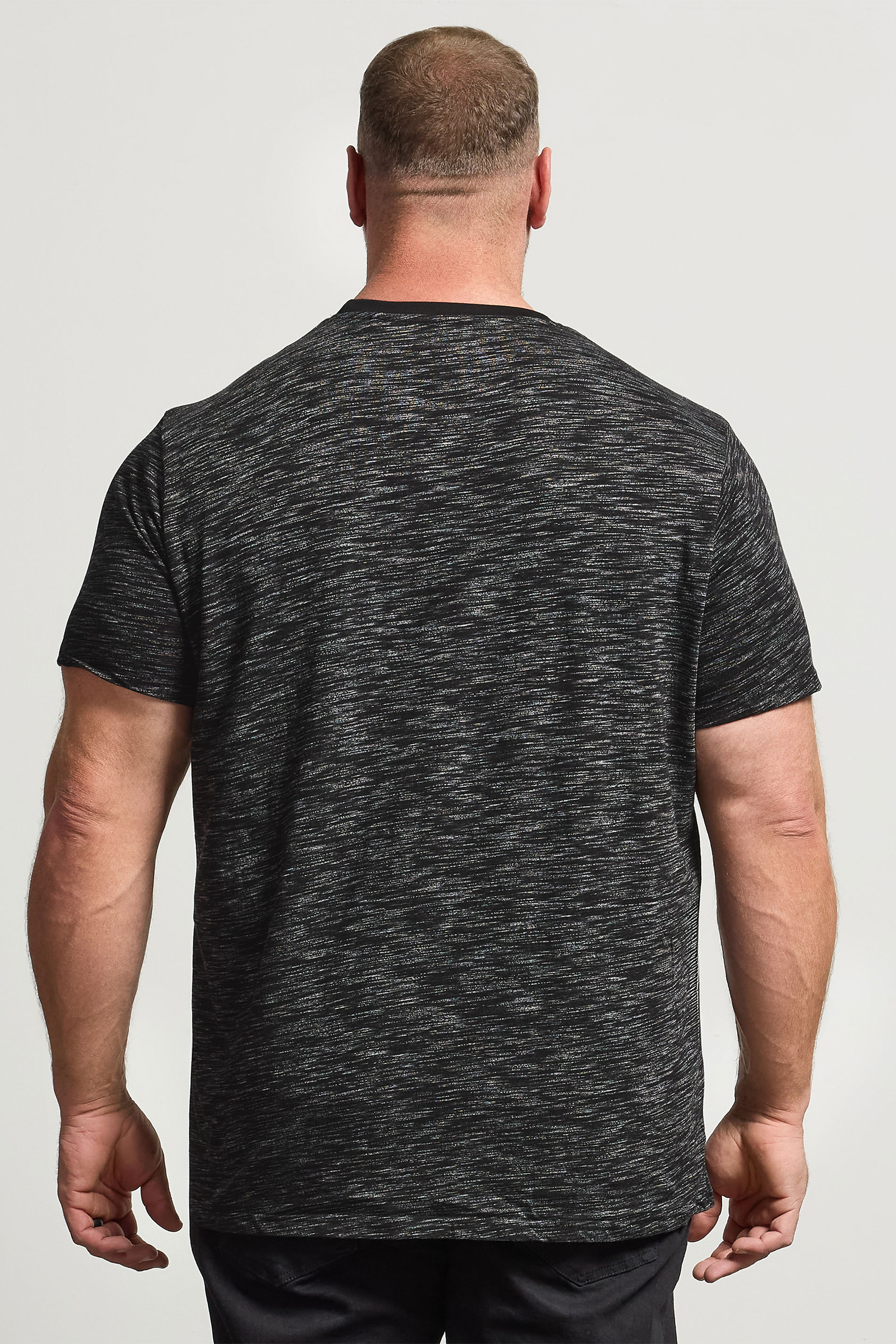 BadRhino Big & Tall Black Slub T-Shirt | BadRhino 3