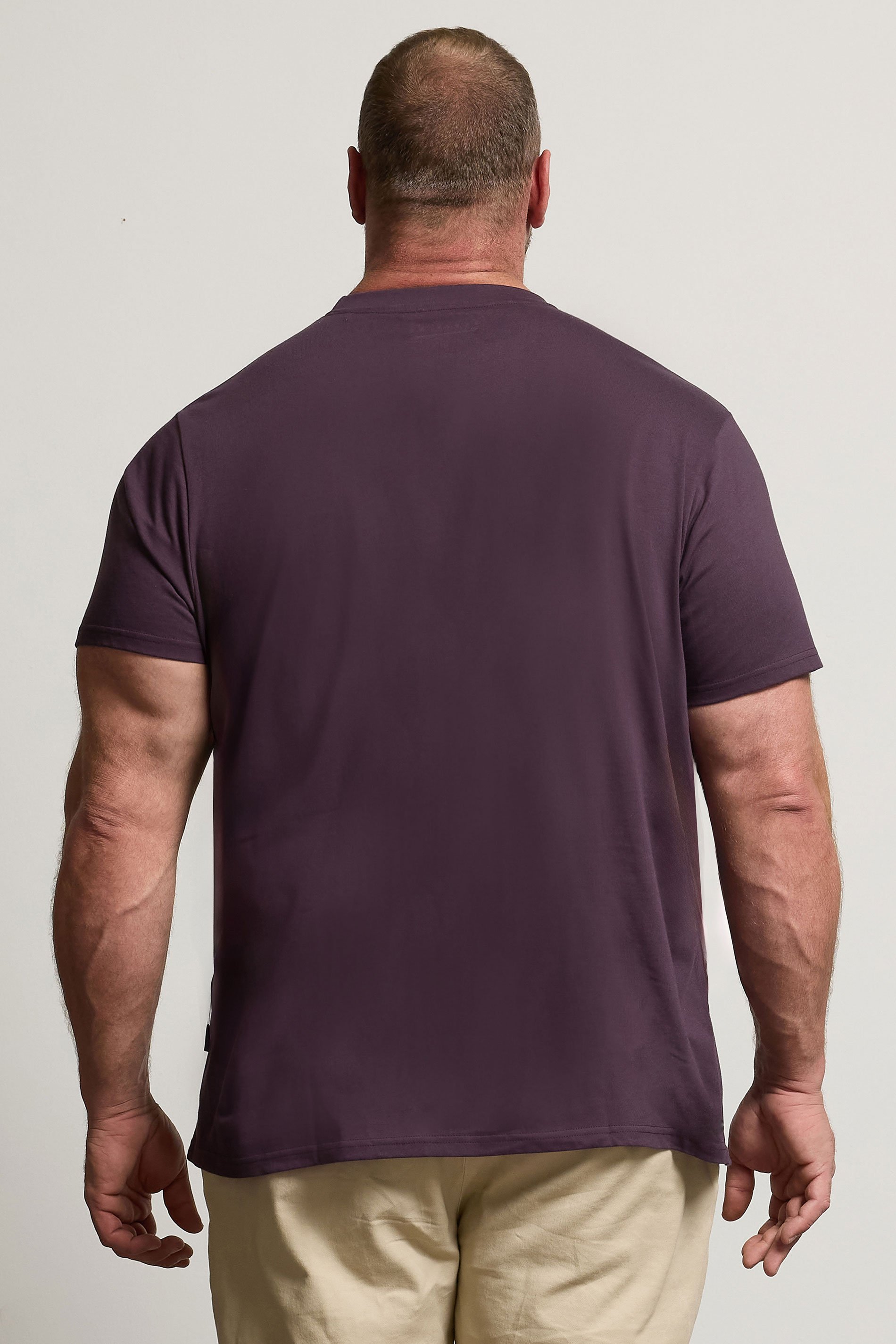 BadRhino Big & Tall Plum Purple Core T-Shirt | BadRhino 3