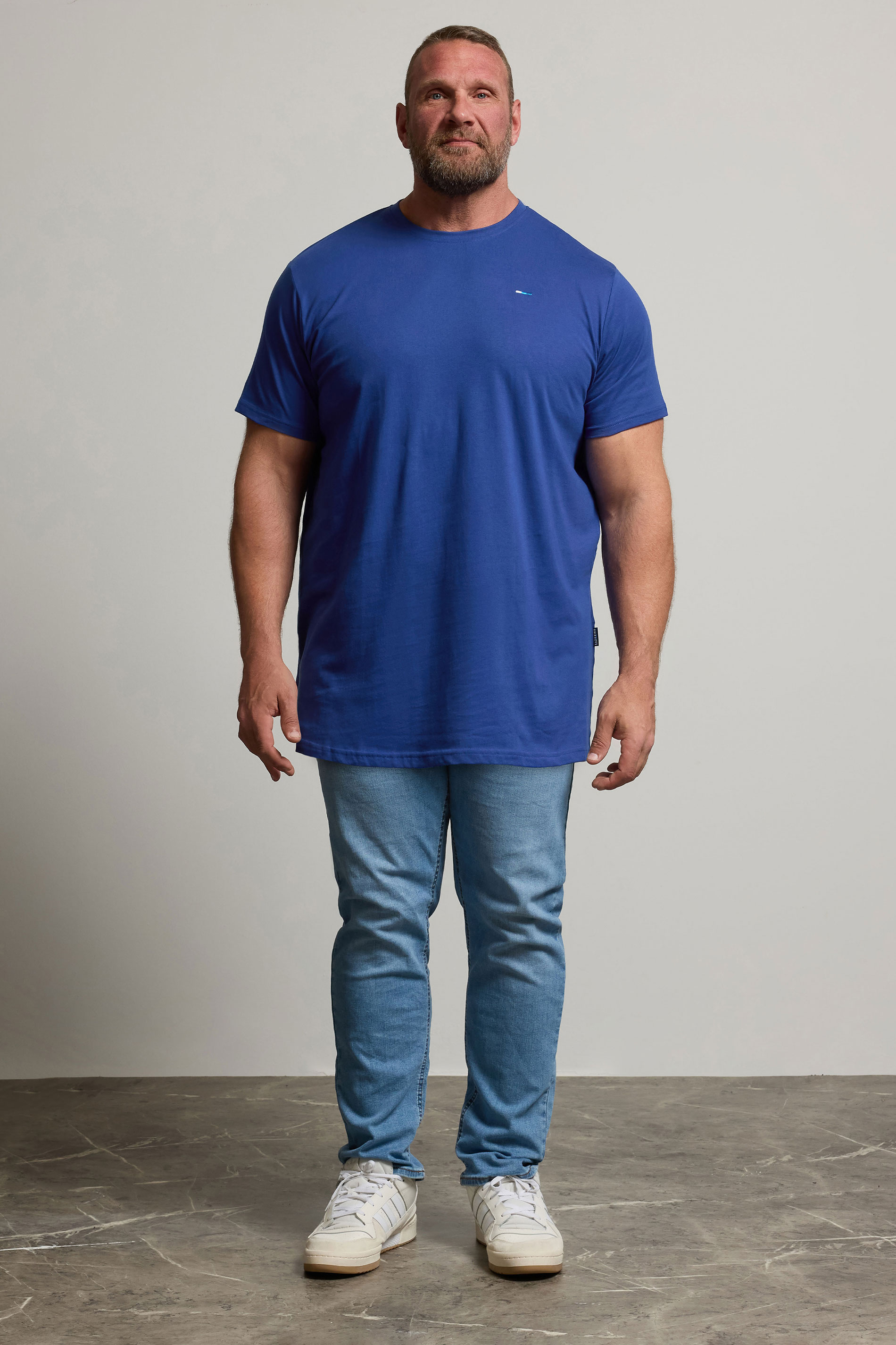 BadRhino Big & Tall Bright Blue Extra Long Core T-Shirt | BadRhino 2