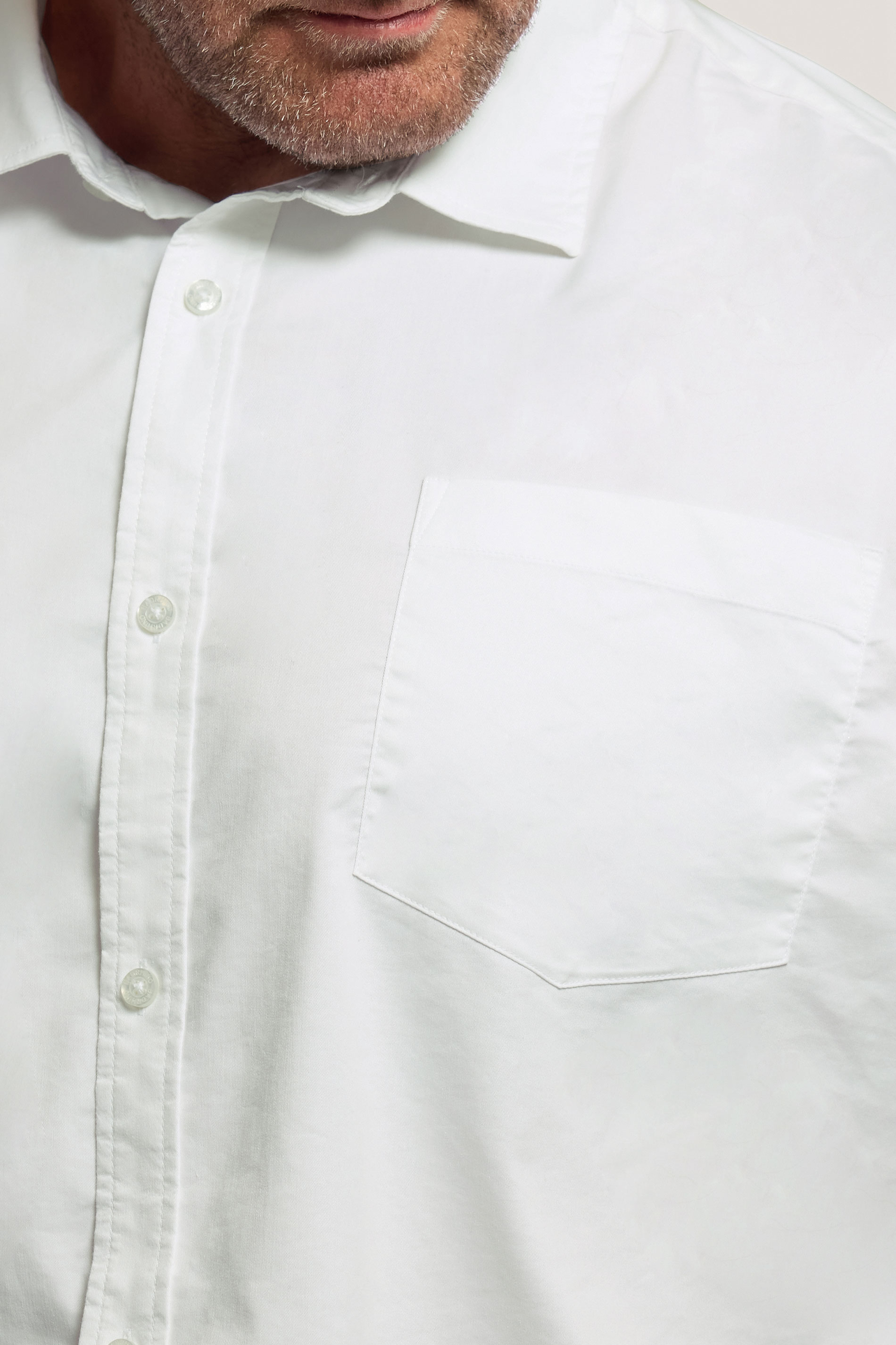 BadRhino Big & Tall White Short Sleeve Shirt 4