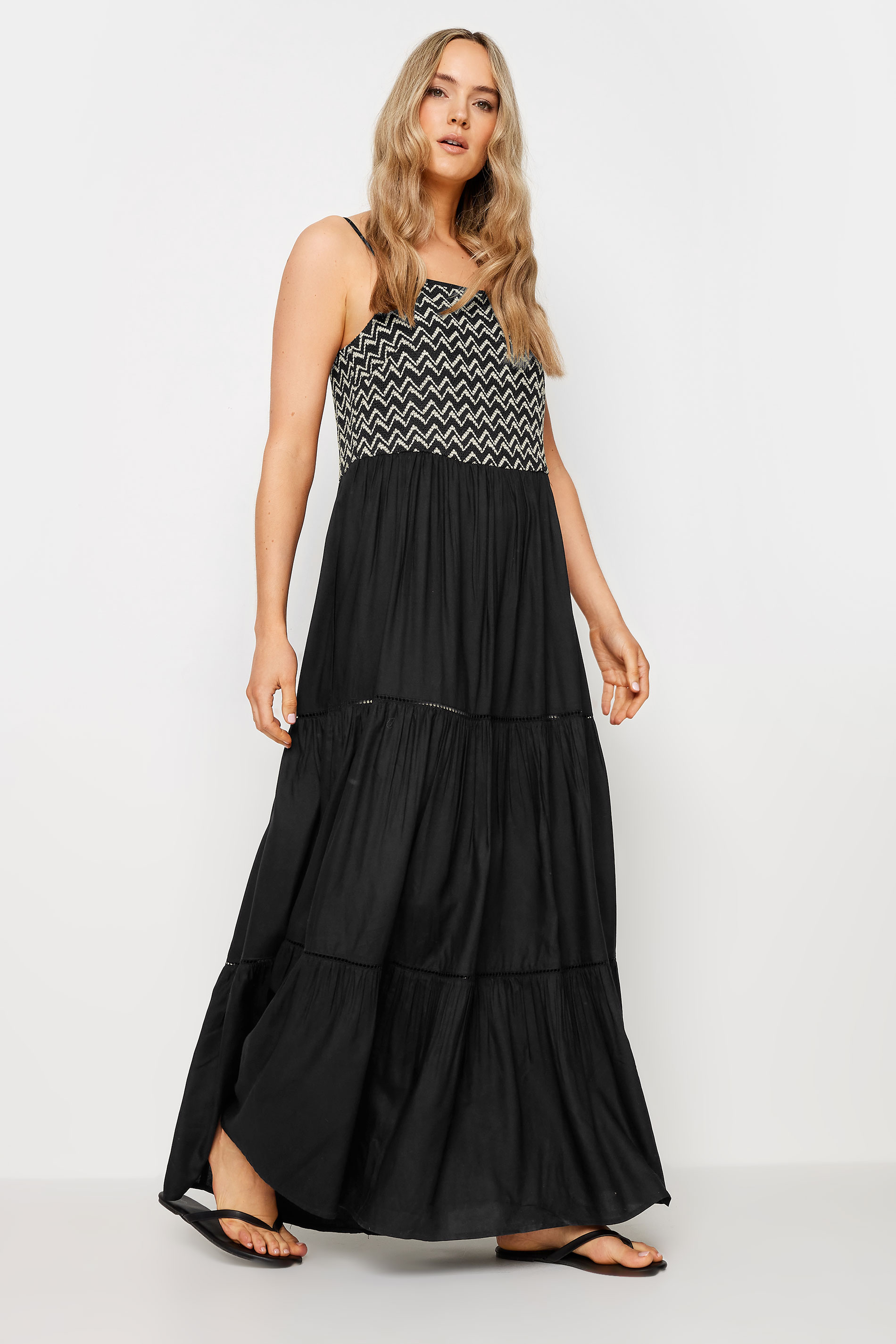 最終値下げ　andmary Lady like long dress black ANDMARY】Lady like long dress