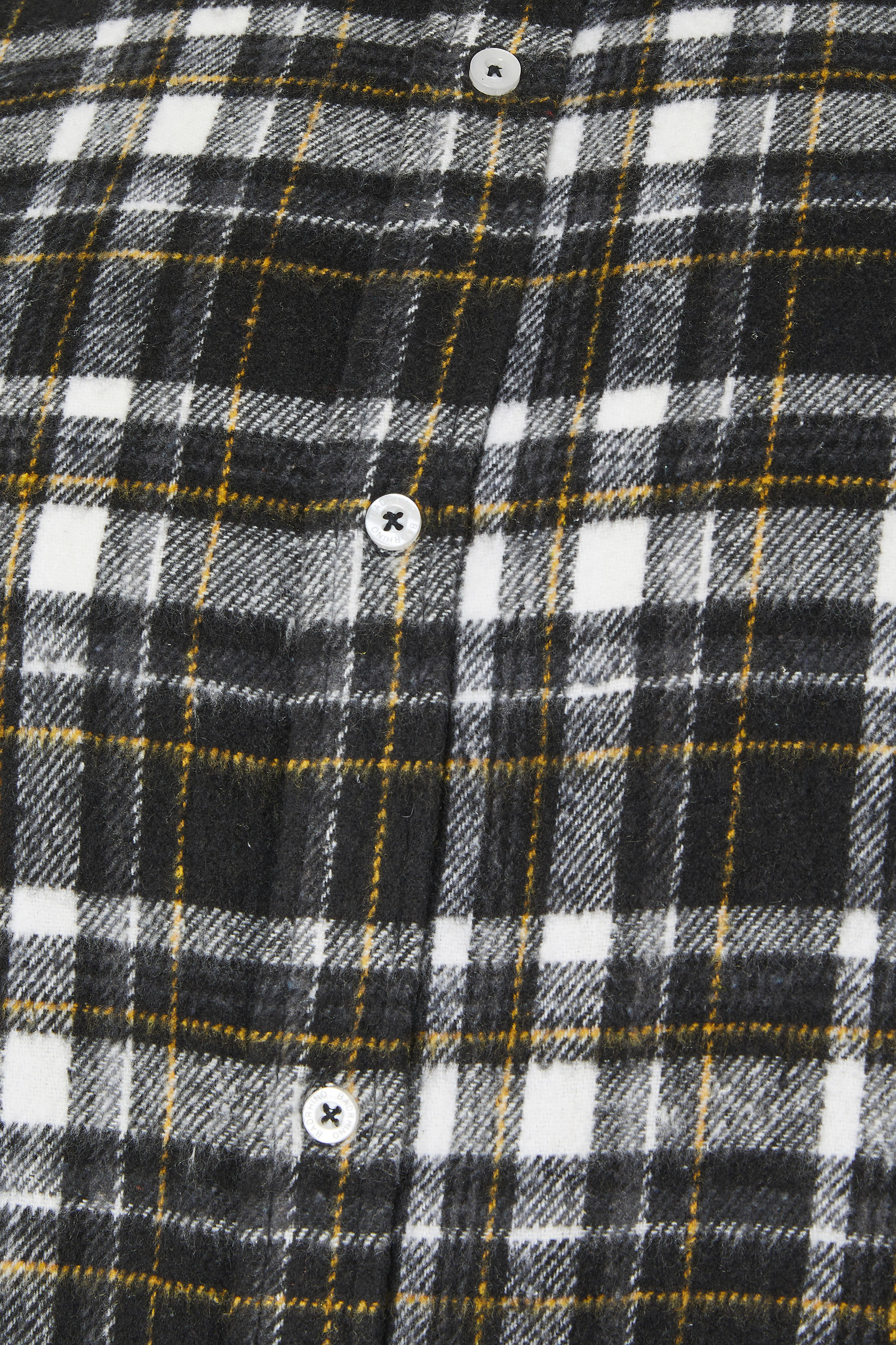 BadRhino Big & Tall Black & Yellow Brushed Checked Shirt | BadRhino 8