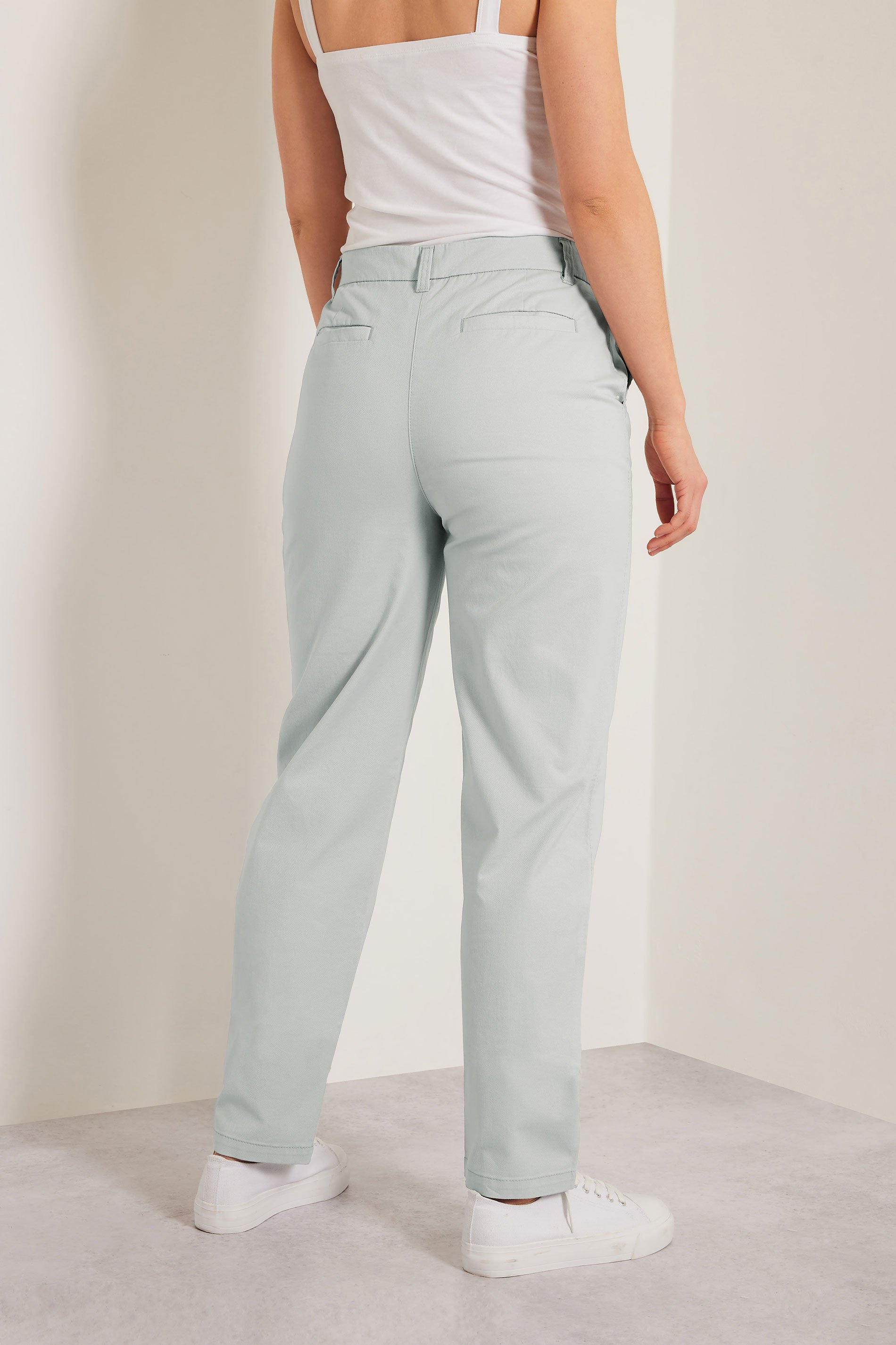 LTS Tall Grey Cotton Chino Jeans | Long Tall Sally 3