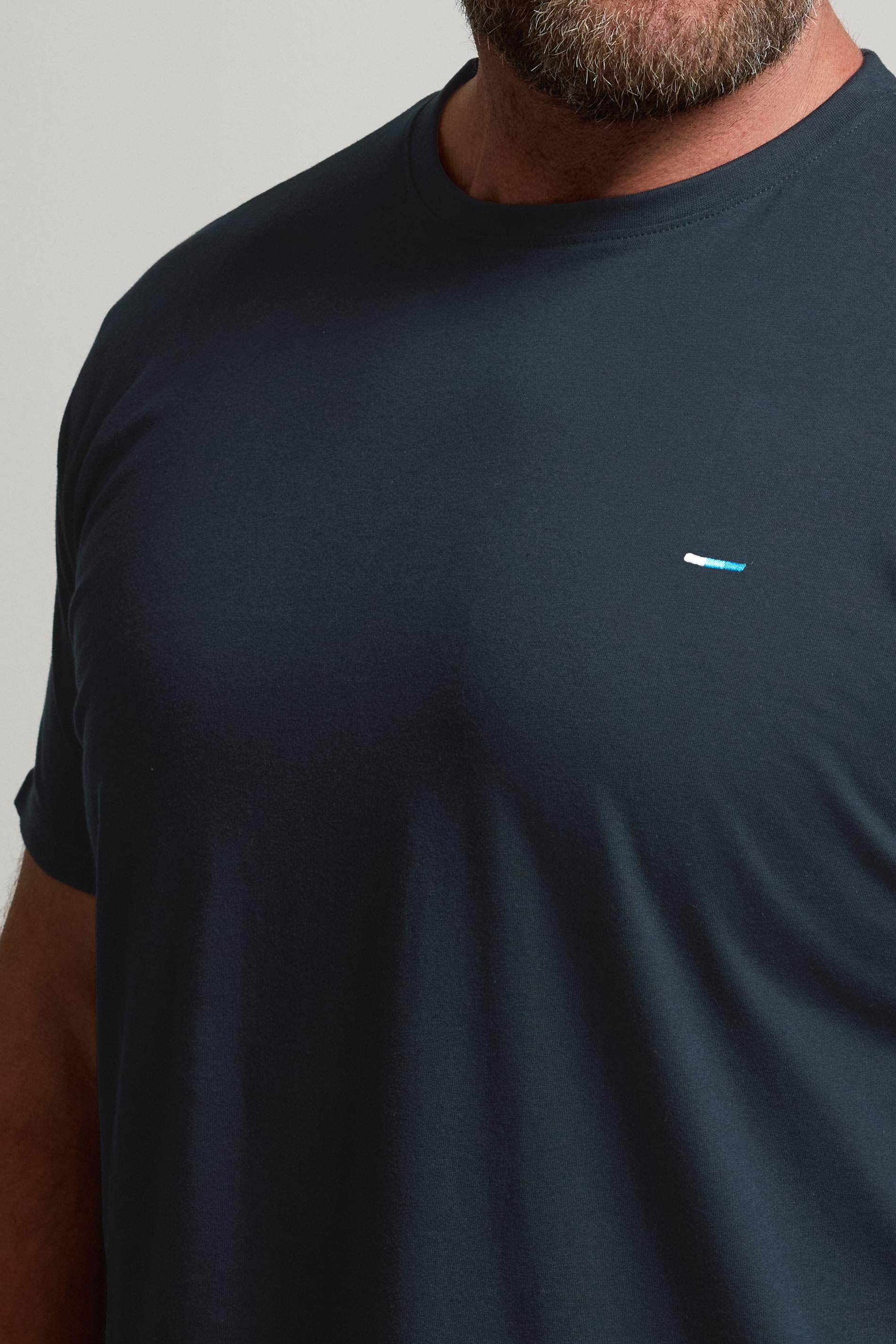 BadRhino Big & Tall Navy Blue Extra Long Core T-Shirt | BadRhino 4