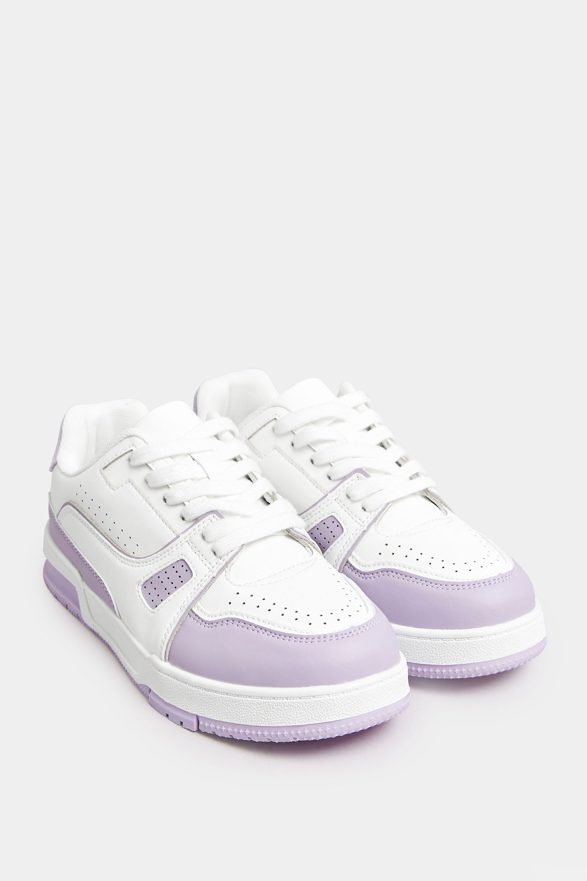 Lilac Purple Chunky Trainers In Extra Wide EEE Fit | Yours Clothing 2
