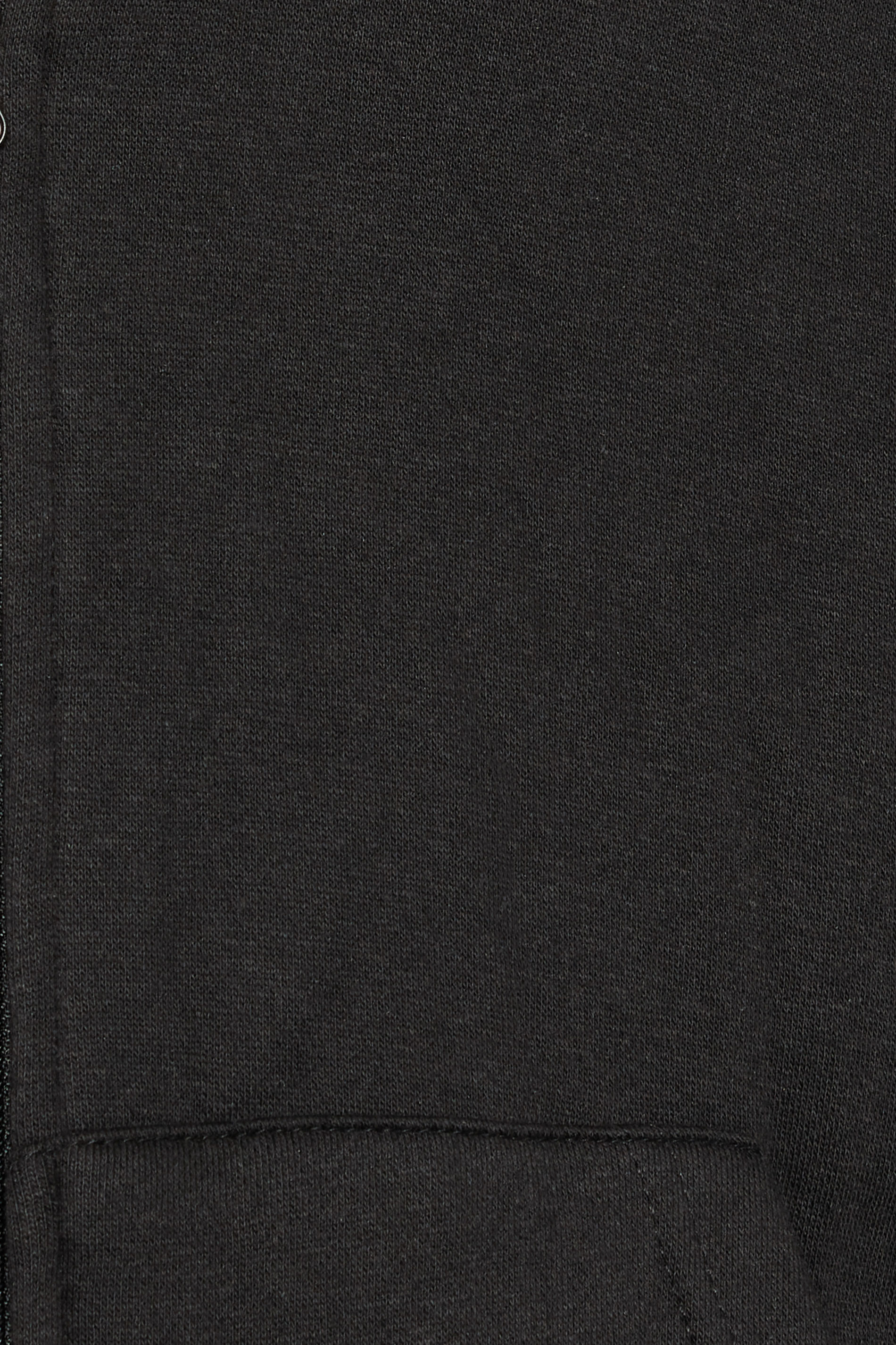 BadRhino Big & Tall Black Borg Zip Through Hoodie | BadRhino 2