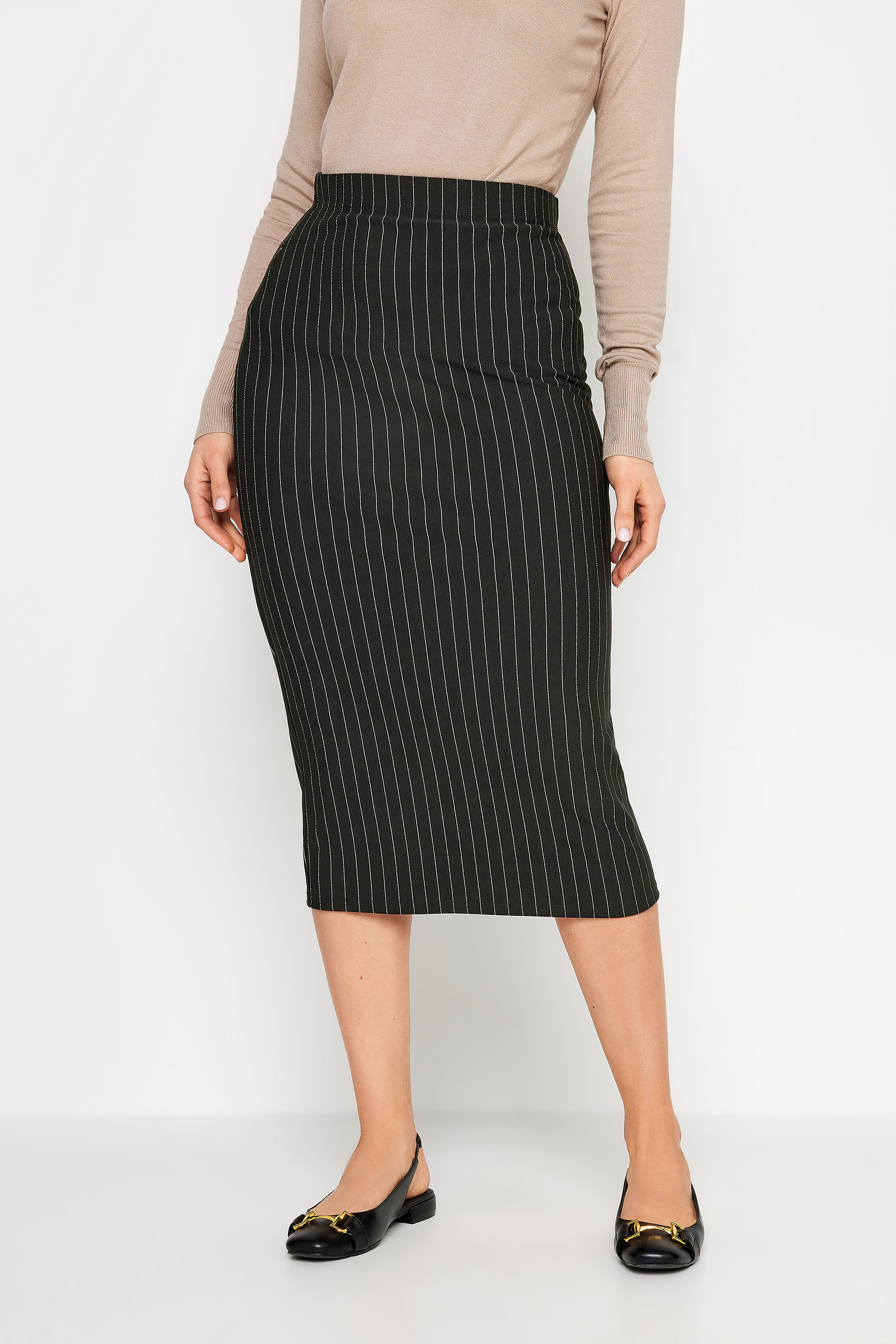 LTS Tall Womens Pinstripe Midaxi Skirt | Long Tall Sally 3