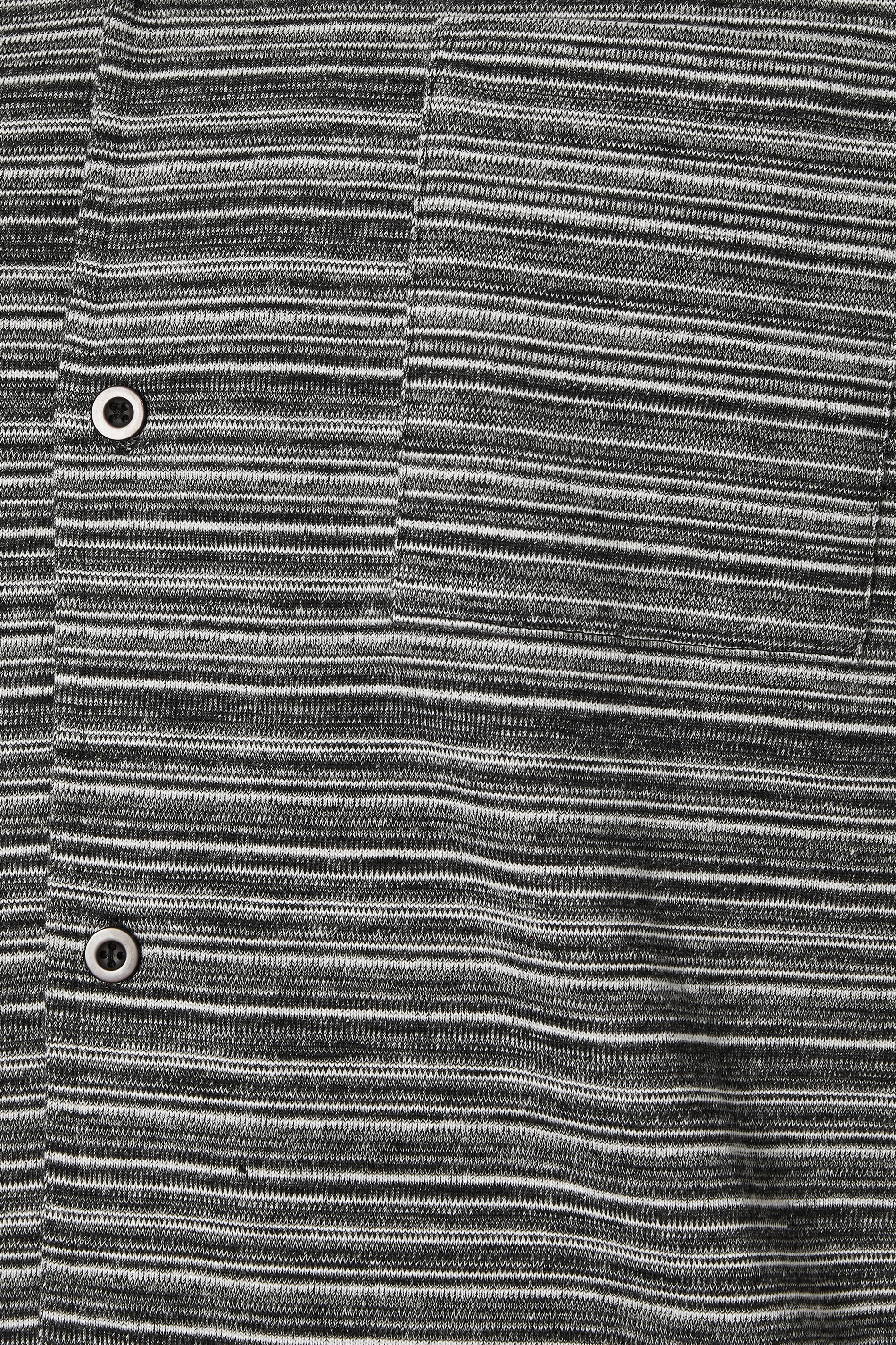 BadRhino Big & Tall Black Jacquard Stripe Jersey Revere Shirt | BadRhino 6