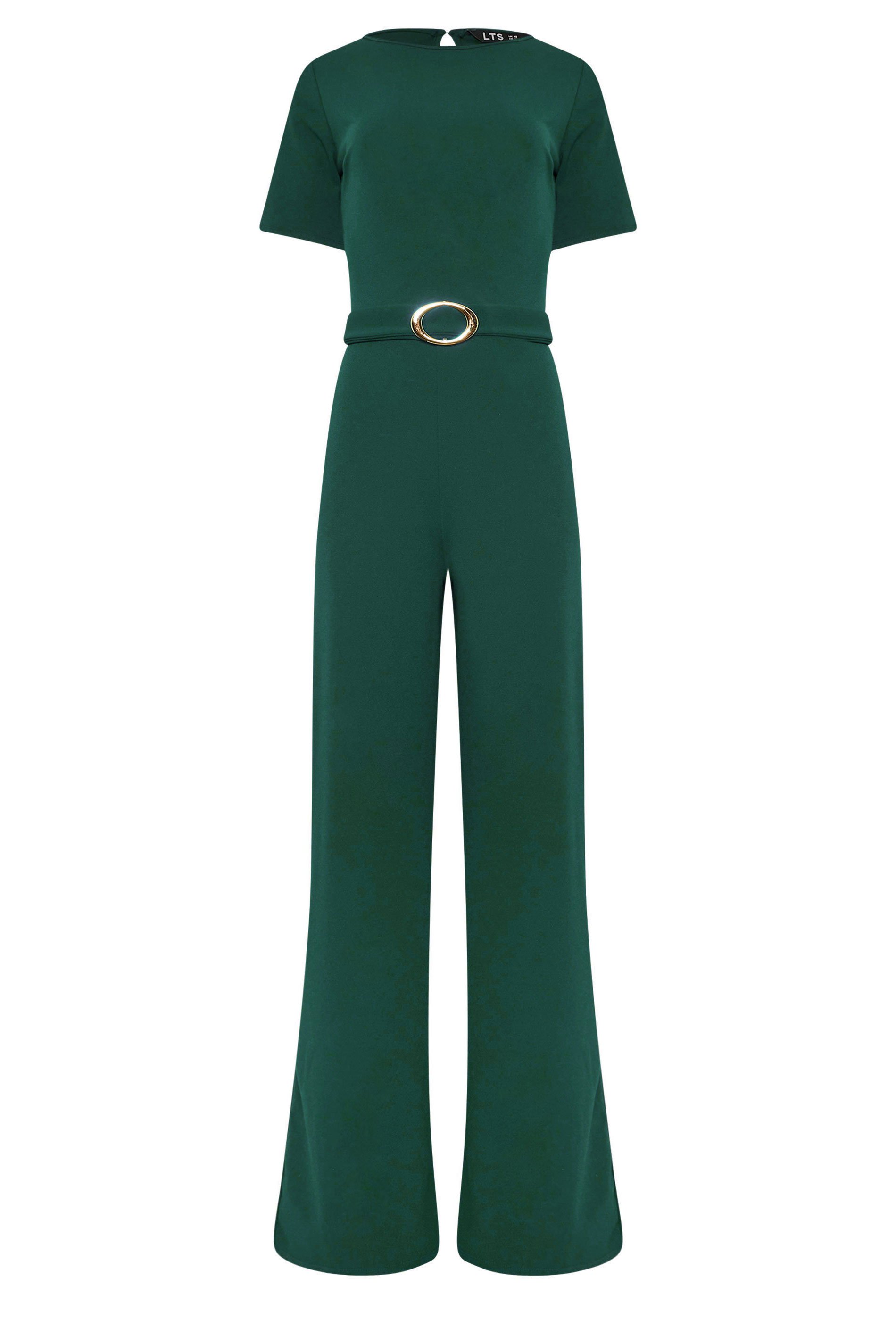 LTS Tall Dark Green Belted Jumpsuit | Long Tall Sally  5